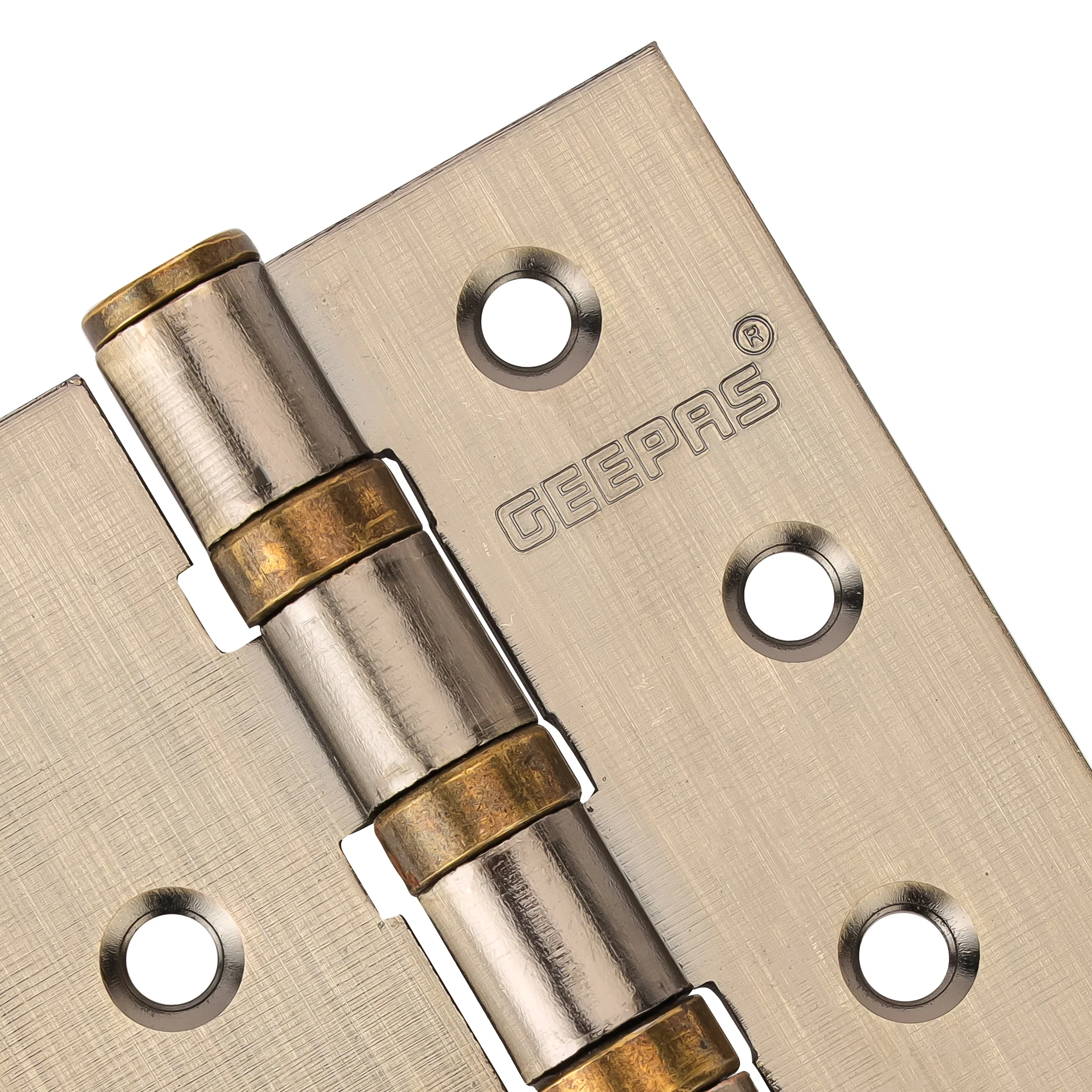 Geepas GHW65062 Door Hinges| antique brass finish, features durable MS construction & complete screw set| smooth operation for wood & aluminium doors daily use| - Image 5