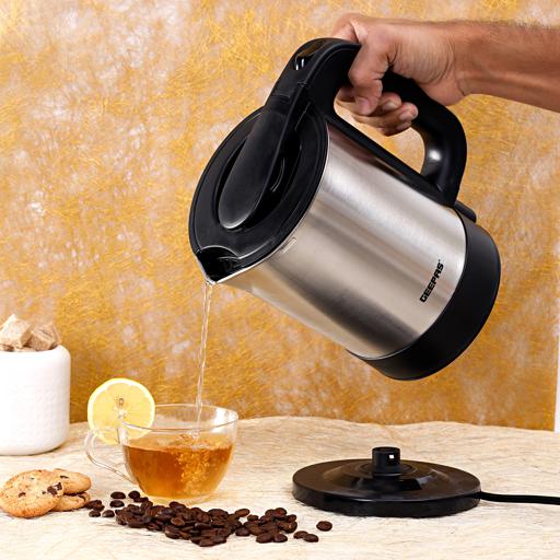 Geepas GK174 Stainless Steel Electric Kettle | 1.7L Capacity, 2200W Fast Boil & Auto Shut Off| Durable, Boil Dry Protection, Stainless Steel Body & Safe Design| - Image 3