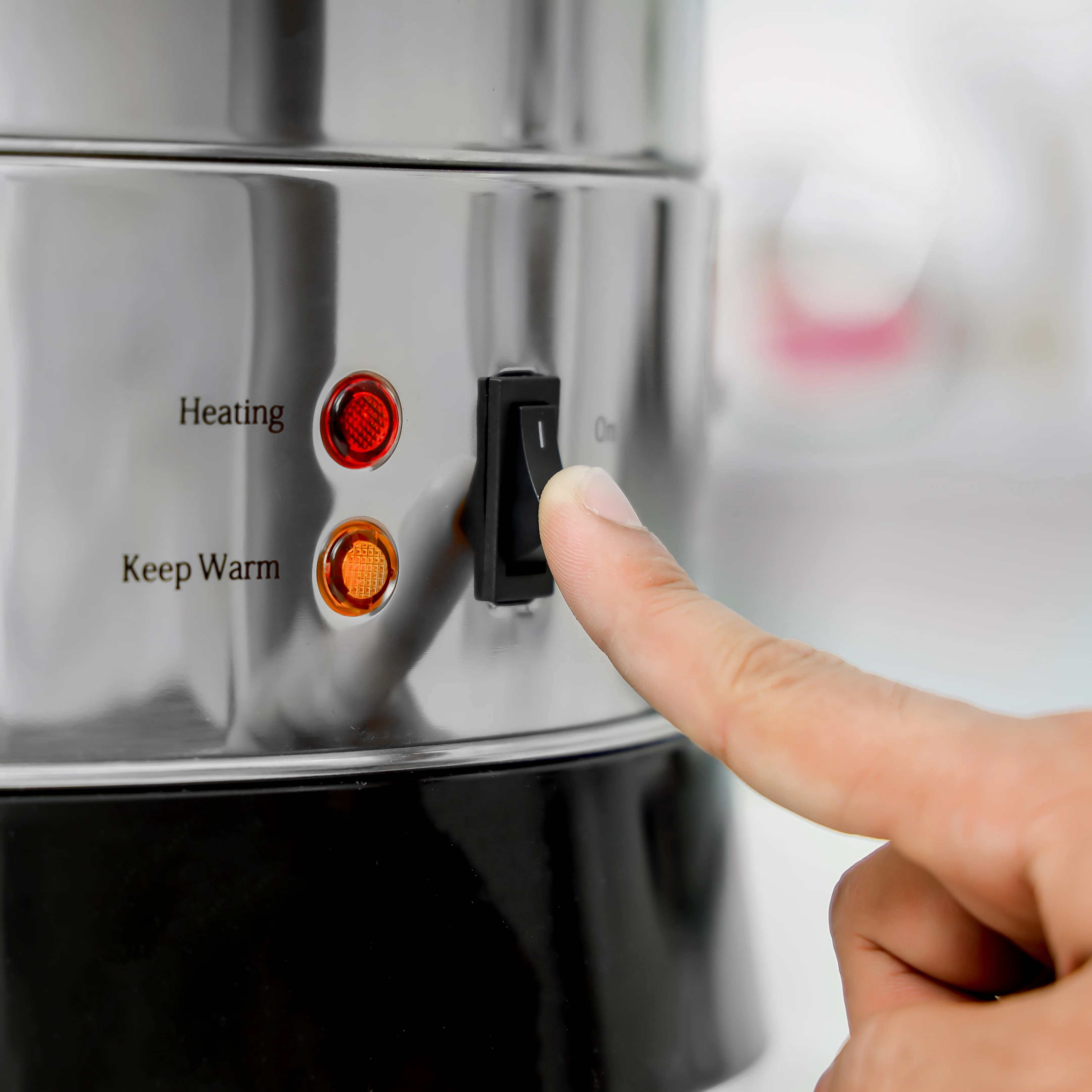 Geepas GK38048 20L Stainless Steel Water Boiler| 1650W Commercial Hot Water Dispenser & 20L Capacity| Fast Heating, Safe Boil, Dry Protection & Durable Stainless| - Image 4