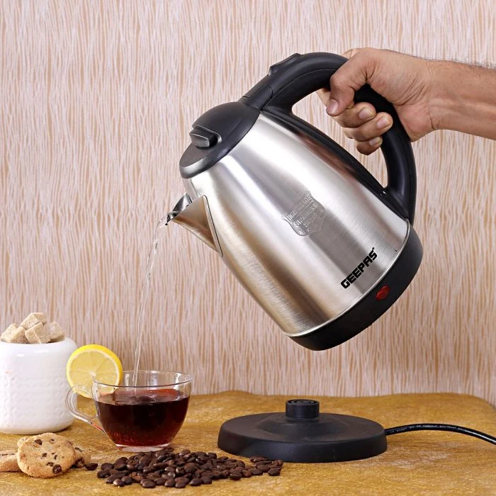 Geepas GK5454 Stainless Steel Electric Kettle| 1.8L Capacity, 1800W Power & Automatic Shut-Off| Durable, Boil-Dry Protection, Cool Touch Handle & Fast Boiling| - Image 3