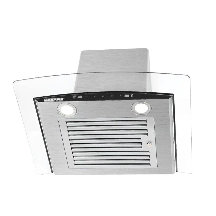 Geepas Glass Hood GHD601GB | 750 m³/hr Suction | Gesture & 3-Speed Touch Control | Baffle + Charcoal Filter | LED Lights | Stylish Glass Finish | 230W | 1 Year Warranty - Image 3