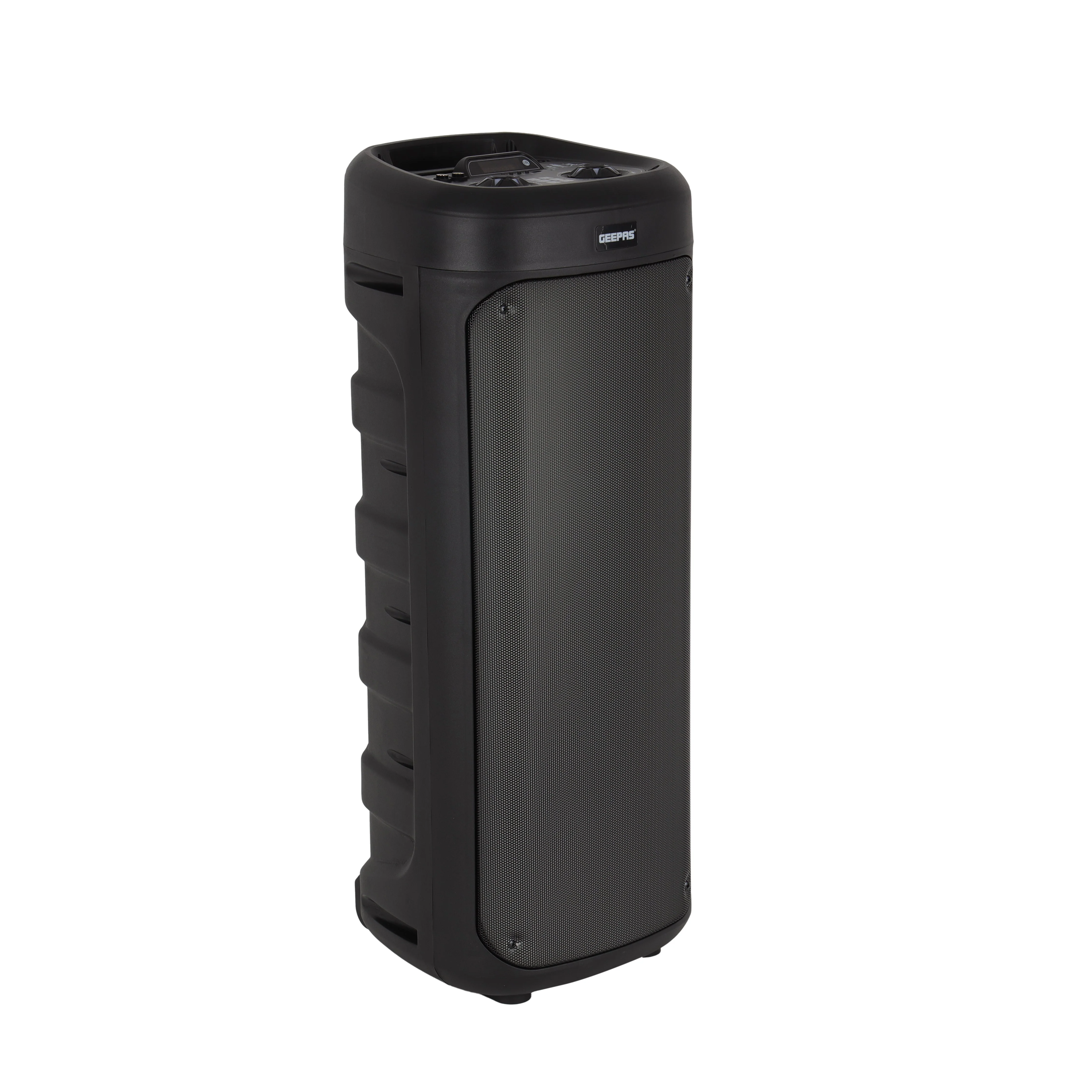 Geepas GMS11194 Rechargeable Portable Speaker | Powerful 30000W PMPO Output| Dynamic RGB Flame Lights| Bluetooth| USB/TF/FM Support| Wireless Microphone| 2 Years Warranty - Image 4
