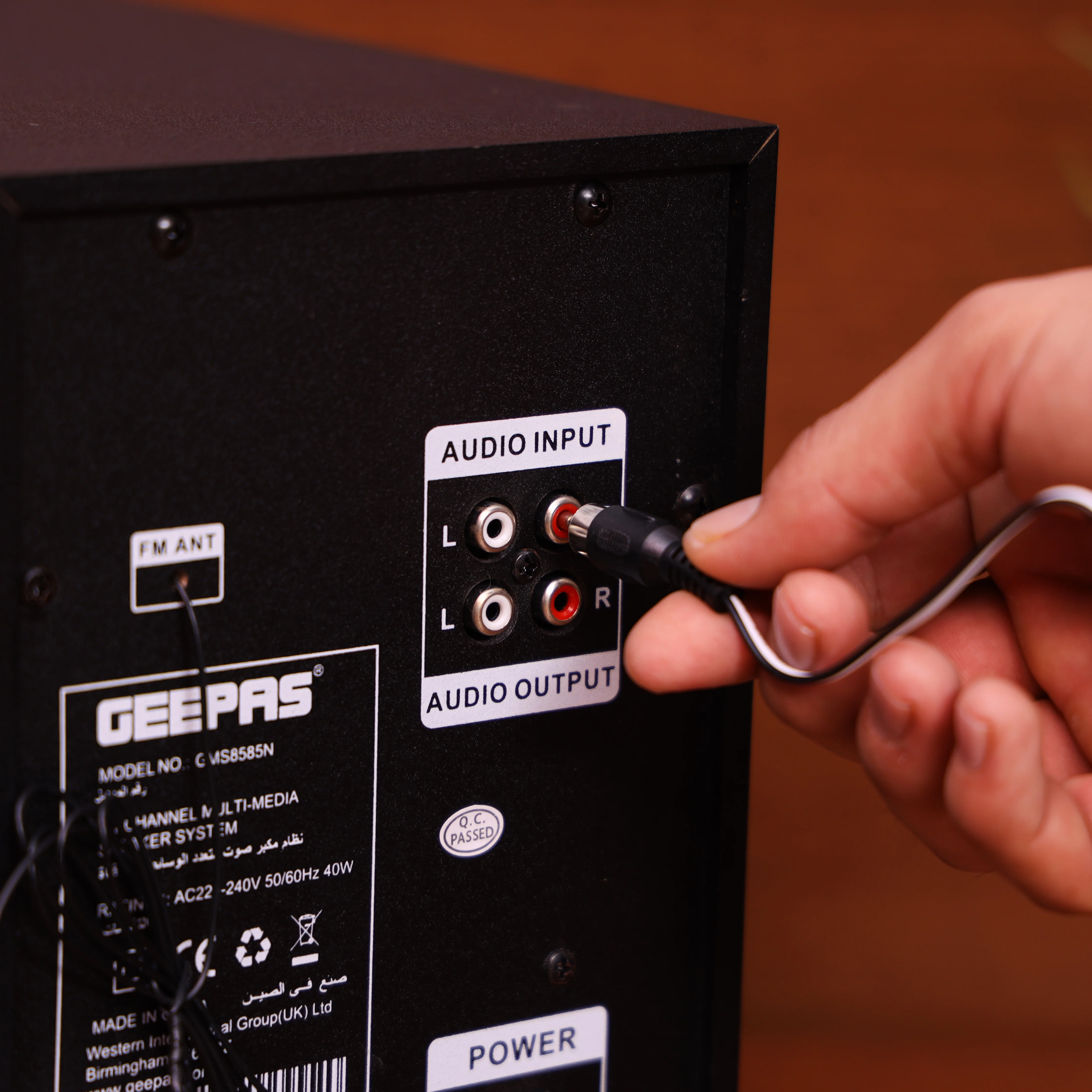 Geepas GMS8585 2.1 Channel Multi-Media Speaker System| 30000W PMPO Sound, Bluetooth & USB/SD/FM| Durable Build, LED Display, Remote Control & Built-in Amplifier| - Image 4