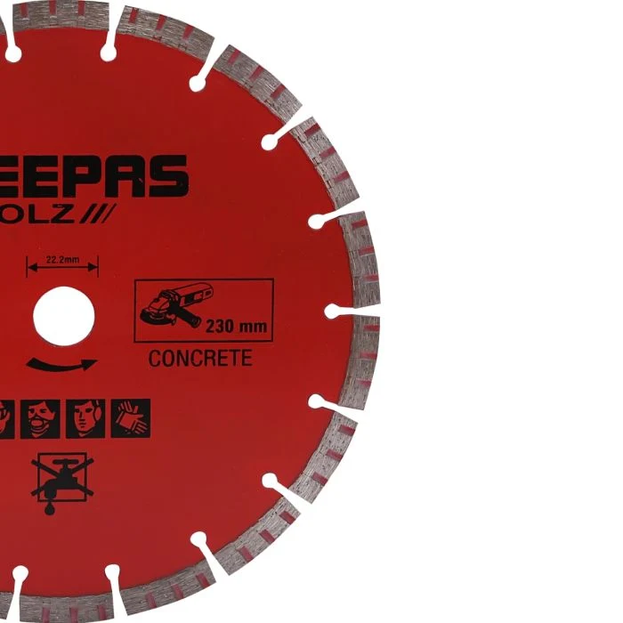 Geepas GPA59205 230mm Diamond Cutting Disc| Concrete Dry Cutting Blade with laser welded segments| Durable, industrial-grade performance & up to 100x longer life| - Image 5