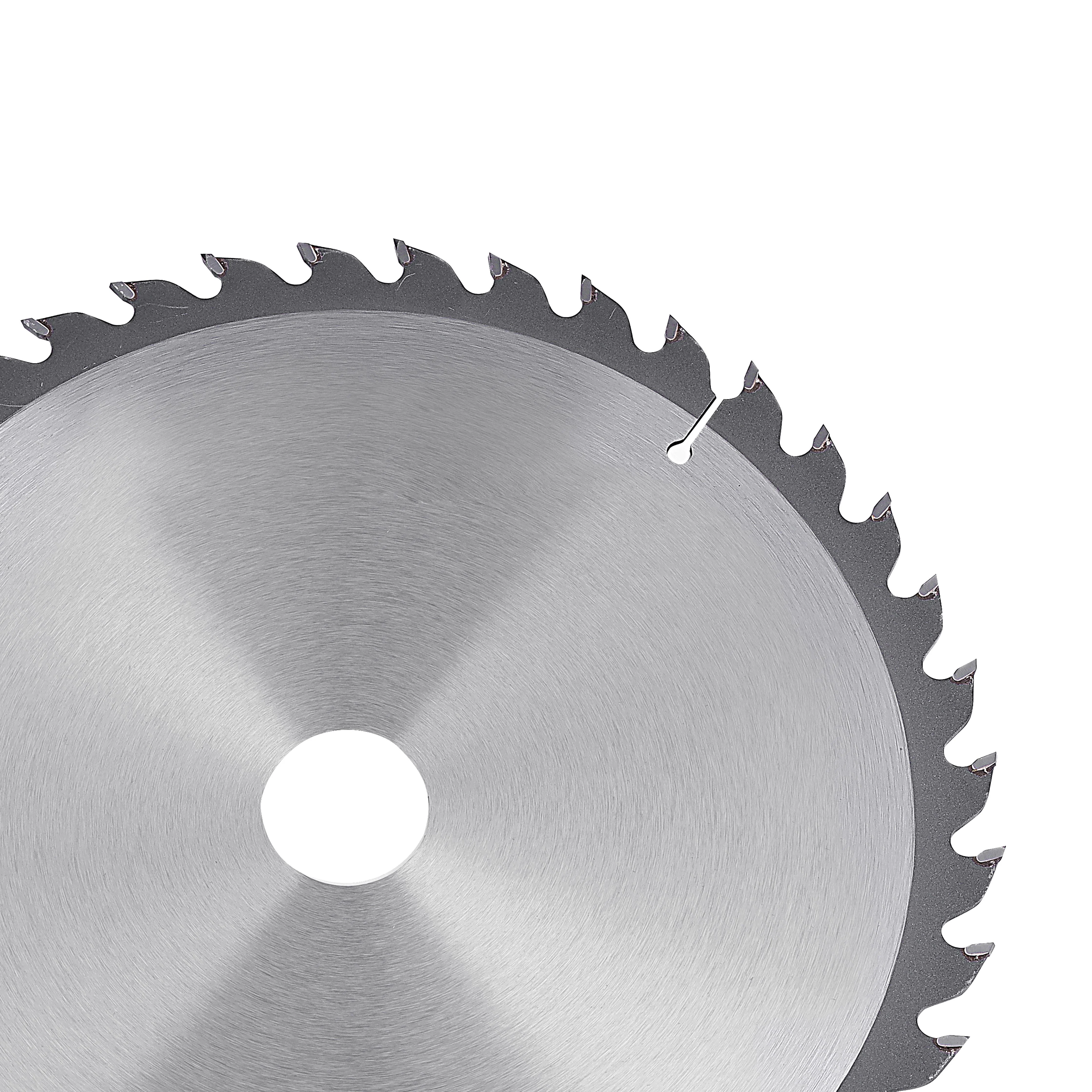 Geepas GPA59210 T.C.T Circular Saw Blade| Durable, 60 carbide-tipped teeth and ATB design for smooth| Stable cutting, precise woodworking cuts on wood materials| - Image 2