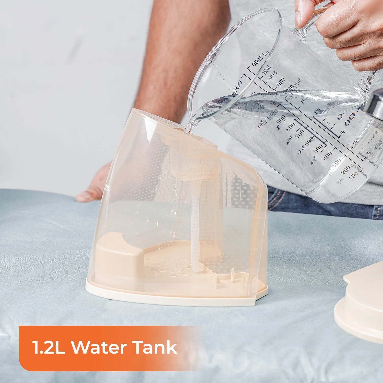 Geepas GS124032UK 2400W Steam Station| 1.2L Detachable Water Tank & Ceramic Coated Soleplate| Durable, Steam Boost Function and Adjustable Temperature Control| - Image 6