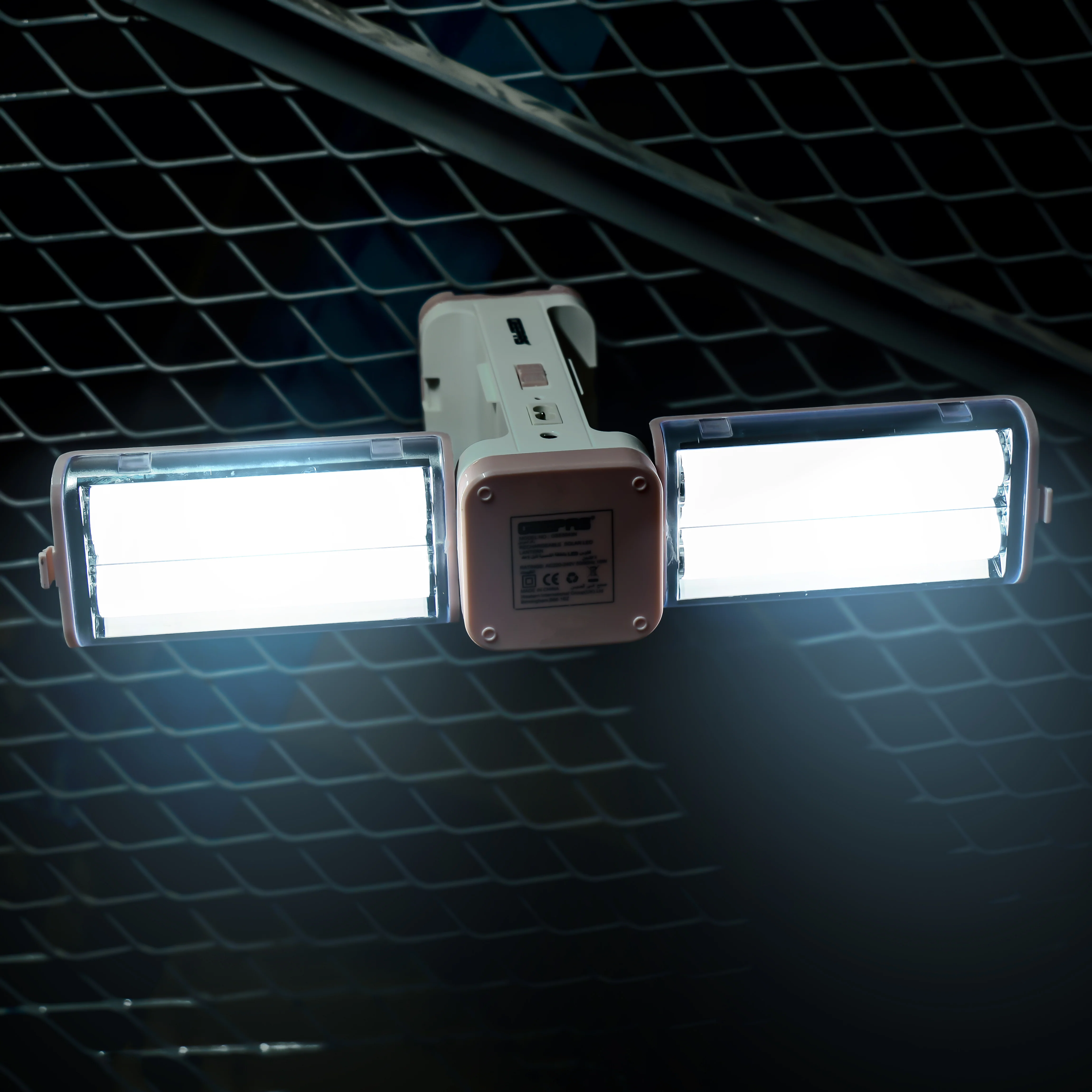 Geepas GSE5543 Rechargeable Solar LED Lantern| 72 LEDs, 4V 3000mAh Battery, Solar Panel & Foldable Design| Durable, Strong & Weak Light Modes & 8 Hours Runtime| - Image 3