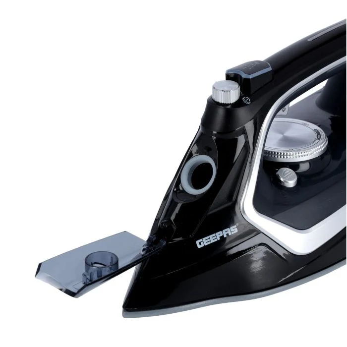 Geepas GSI7801 2400W Ceramic Steam Iron | steam boost, self-cleaning function & ceramic soleplate| Durable Design, vertical steam and 420ml water tank capacity| - Image 4