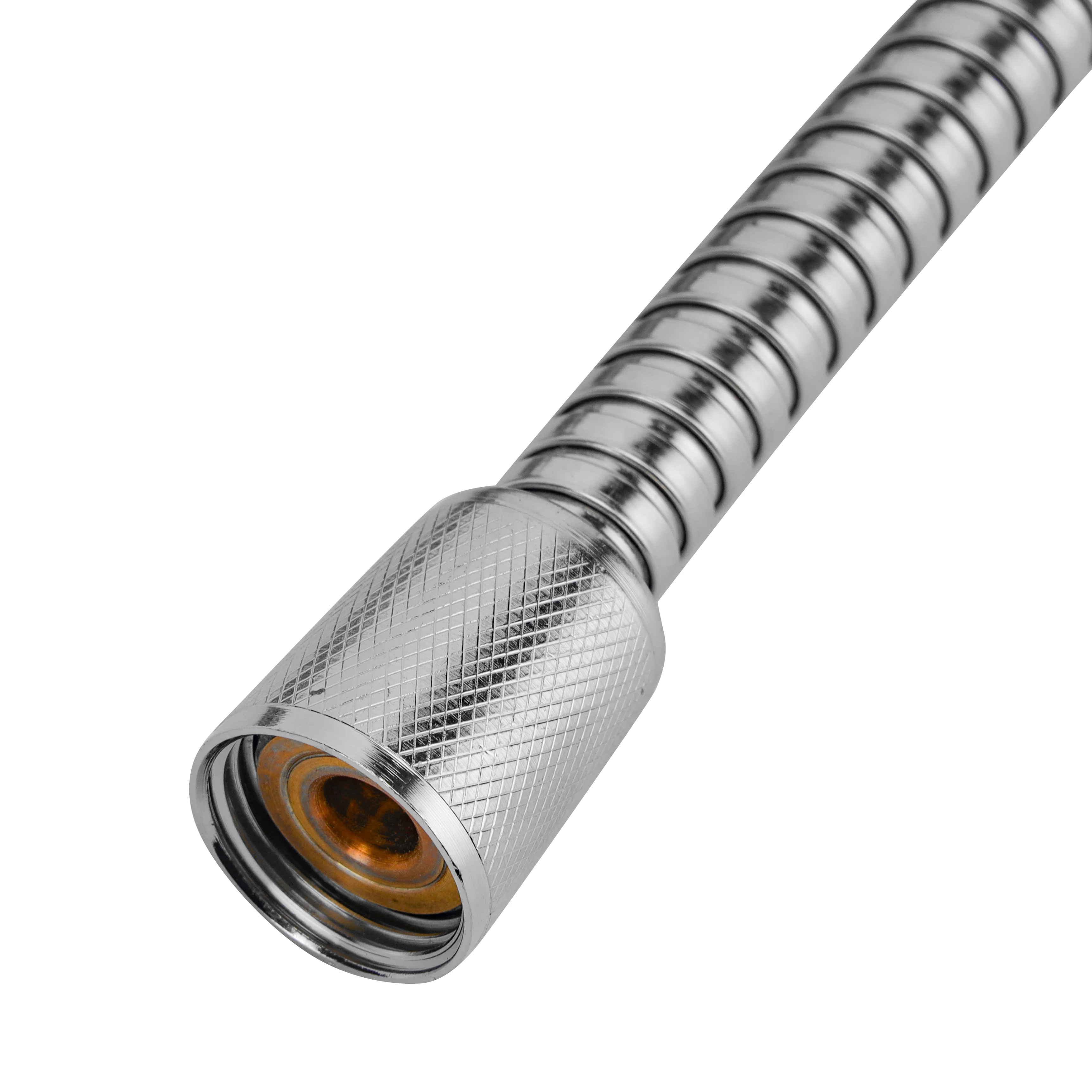Geepas GSW61071 Stainless Steel Shower Hose 1.2M| Chrome Plated Flexible Hose with brass insert & metal nuts| 1/2-inch connector and durable Build construction| - Image 4