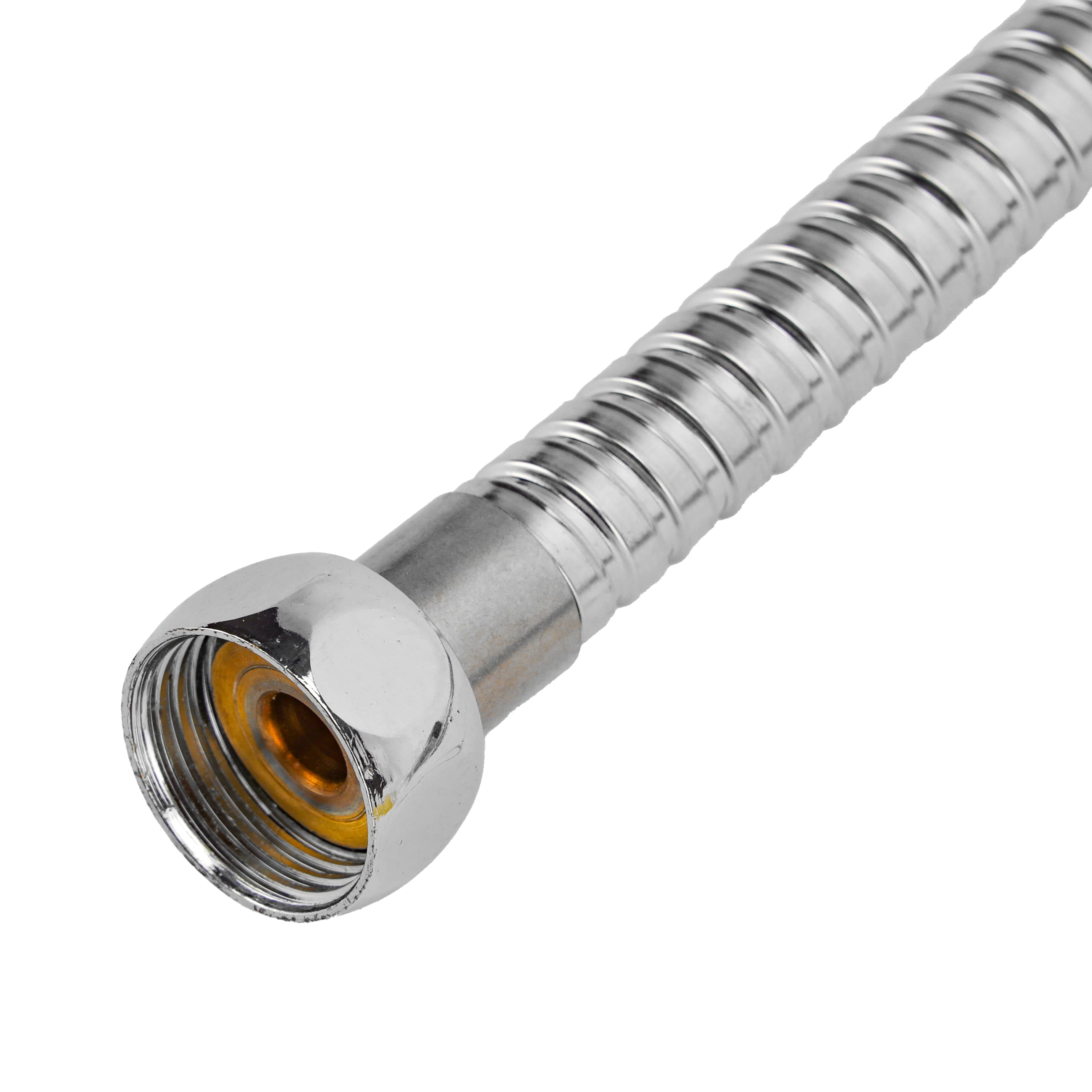 Geepas GSW61072 Stainless Steel Shower Hose 1.75M| chrome plated finish, flexible kink-resistant design, brass insert fittings| 1/2 inch standard connector hose| - Image 4