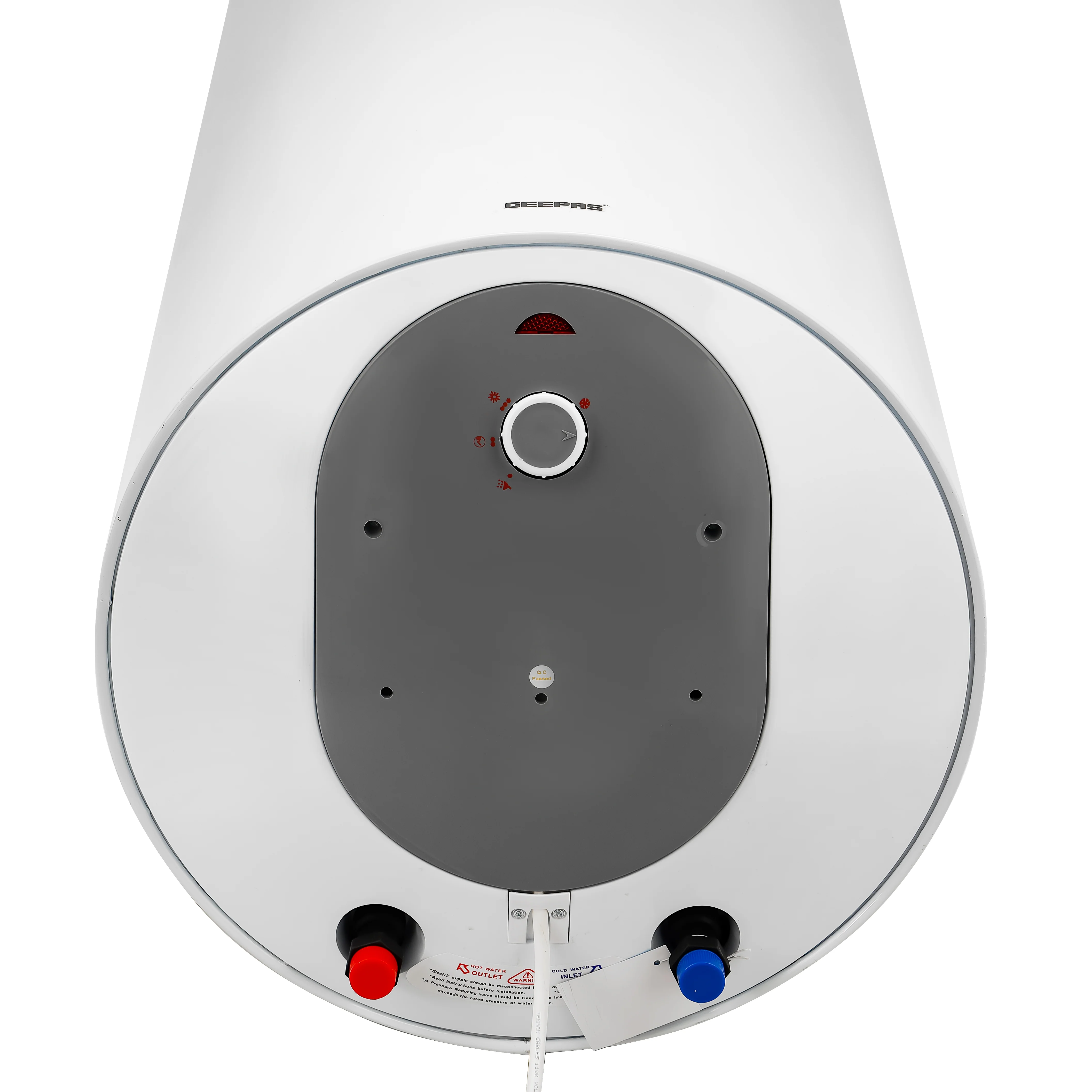 Geepas GSW61166 Electric Water Heater 50L Vertical | 1500W | Italian Glass Lined Tank| Polyurethane Insulation| Safety Cut-Off & Surge Protection| 5 Years Tank Warranty - Image 4
