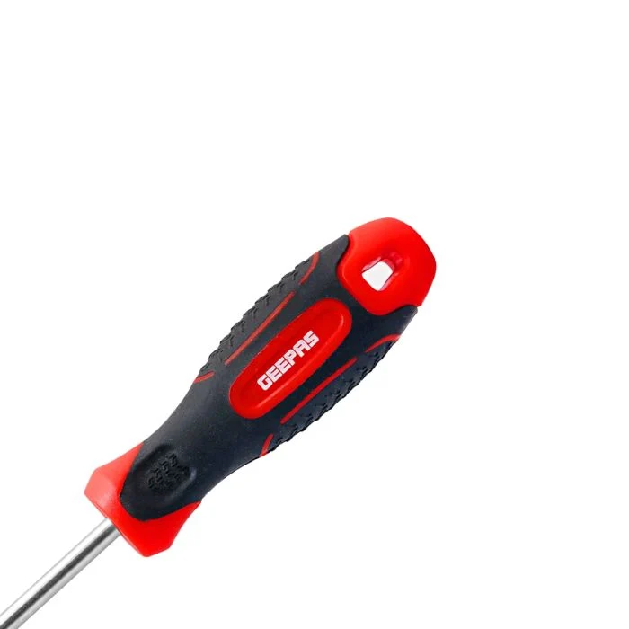 Geepas GT59088 Slotted Screwdriver| CR-V steel blade with magnetic tip and soft grip handle| for precision fastening, durability and comfort in use for use tool| - Image 4
