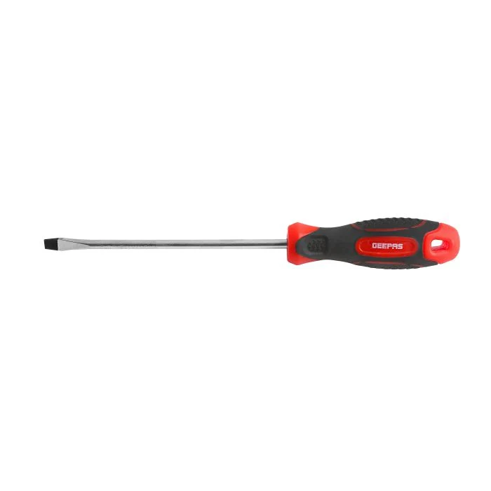 Geepas GT59091 Slotted Screwdriver| CR-V magnetic tip, ergonomic soft-grip handle & hanging hole| Durable, precise tool for DIY, repair, maintenance & daily use| - Image 2