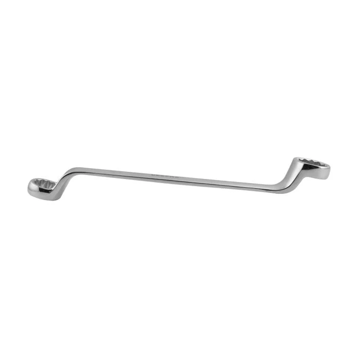 Geepas GT59174 Double Ring Spanner| 22mm x 24mm – Premium CR-V Steel 12-Point Ring Wrench| Mirror Polish Finish for Mechanics, Plumbers, Carpenters, DIY Repairs|