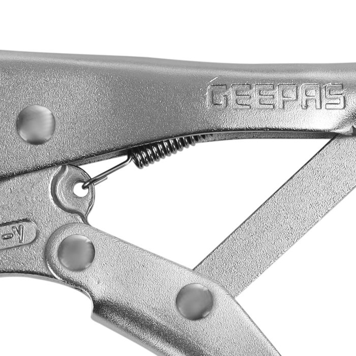 Geepas GT59229 7 Inch Curved Jaw Locking Pliers| feature heavy-duty steel construction & powerful locking mechanism| curved jaws & secure grip for repair tasks| - Image 5
