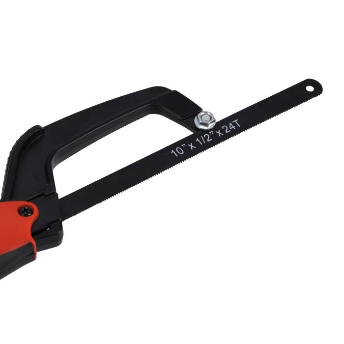 Geepas GT59234 250mm Aluminium Handle Hacksaw | durable frame, ergonomic grip with precision blade| Compact, for cutting metal, plastic, PVC, and DIY materials| - Image 2