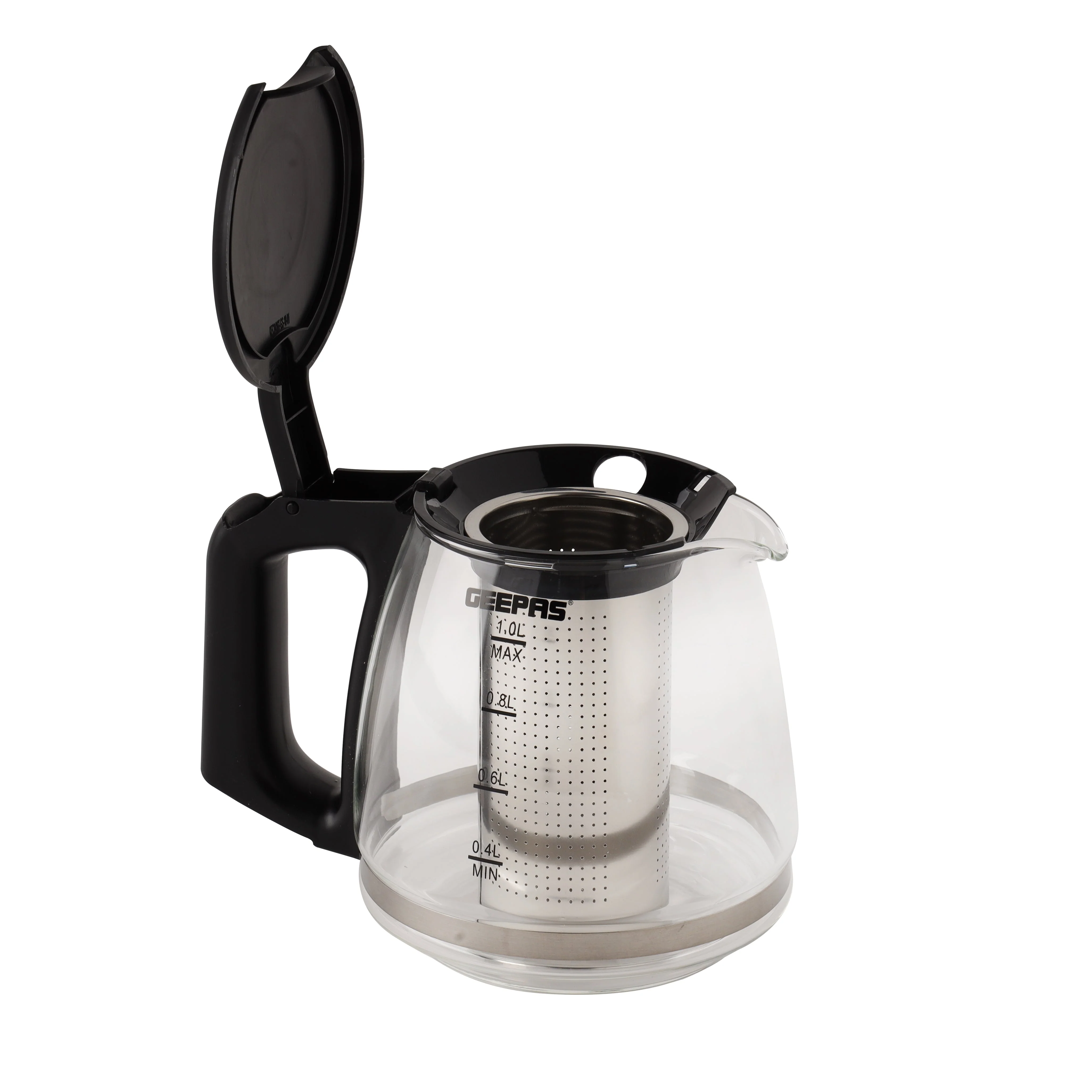 Geepas 2 In 1 Digital Tea Maker - Stainless Steel Filter | Temperature Adjusting, Boil-Dry Protection | 400W & 1800W | 2 Years Warranty - Image 3