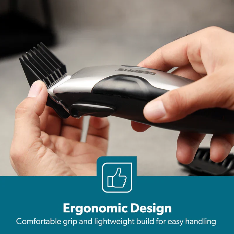 Geepas GTR8654 AC Hair Clipper | Ceramic Blade, Adjustable Cutting Length & Powerful Motor| Low Noise, Durable, Professional Performance for Salon and Home Use| - Image 6