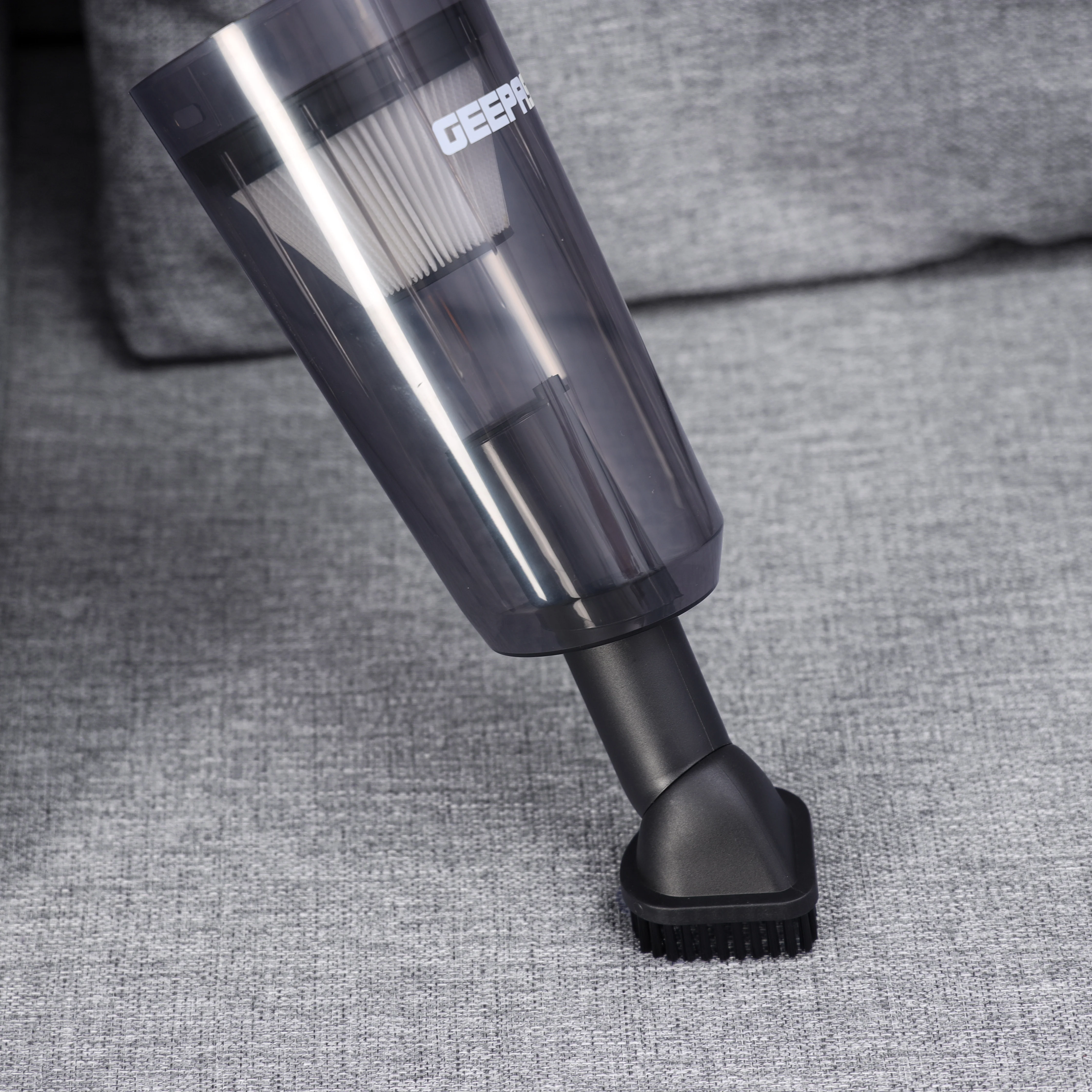 Geepas GVC19055-BK Stick & Handheld Vacuum Cleaner | 600W Powerful Suction Motor & HEPA Filter| 2-in-1 Ultra-Light Design, 1.2L Dust Capacity for Home Cleaning| - Image 4