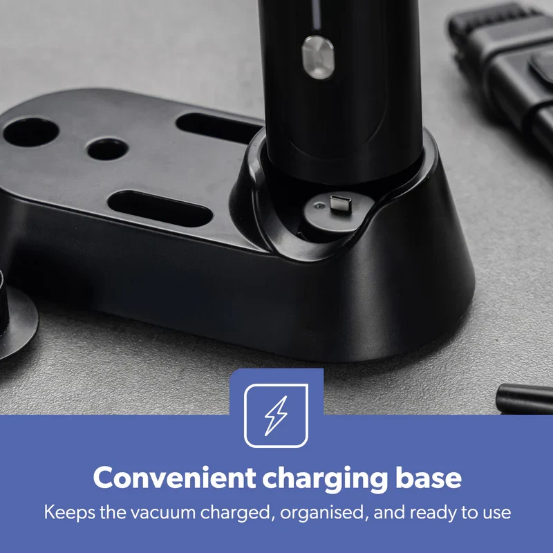 Geepas GVC19061UK Handheld Car Vacuum Cleaner | HEPA Filter | 4-in-1 Cleaning Modes | Wireless Portable Design | Optimised Runtime & Multifunction Attachments - Image 6