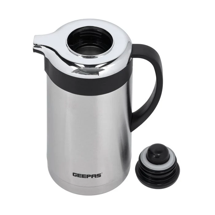 Geepas GVF27016 Stainless Steel Vacuum Flask| 1.3 L, Double Wall Insulation Keeps Beverages Hot & Cold for Long Hours| Durable Build, Leak Proof & Easy to Clean| - Image 5
