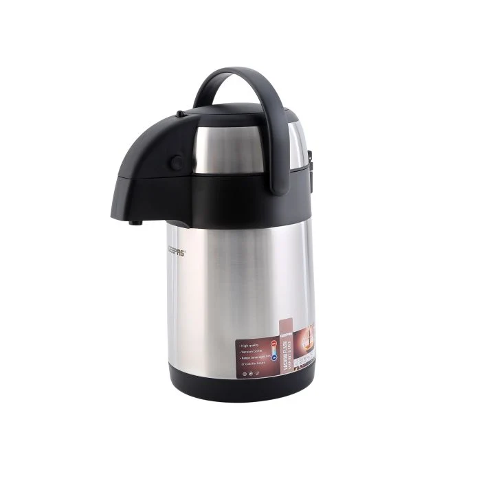 Geepas GVF5262 Vacuum Flask| 2.5 L Capacity, Stainless Steel Double Wall Insulated Hot & Cold Thermos| Leak-Proof Design, Ideal for Travel, Office & Outdoor Use| - Image 3