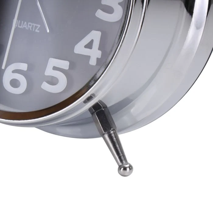 Geepas GWC26020 Twin Bell Alarm Clock| Loud Twin Bell Ring, Light Function for Night Visibility| Durable Metal Body, Battery Operated & Ideal for Home & Office| - Image 4