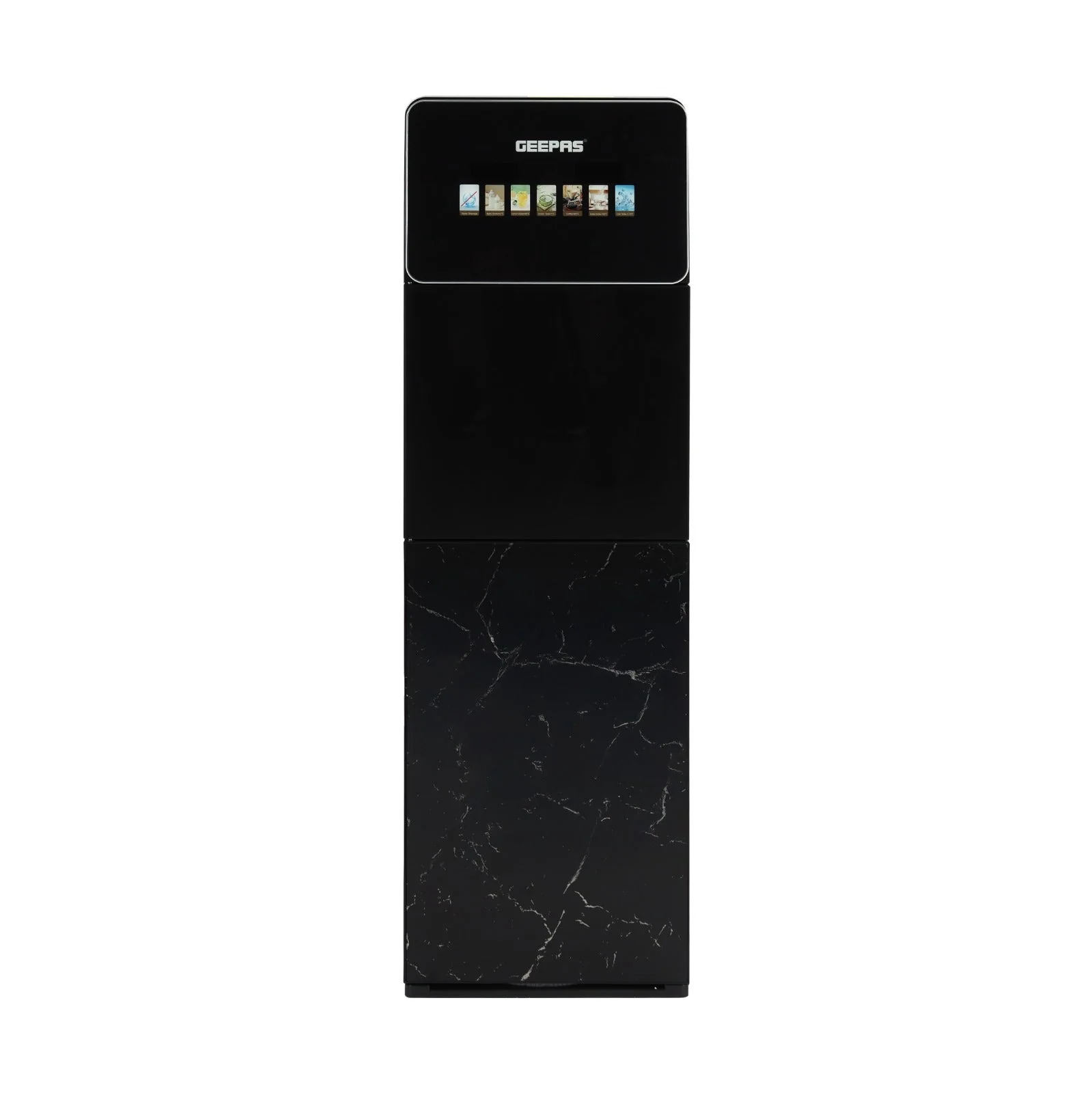 Geepas GWD17043 Digital Bottom Loading Water Dispenser | Touch Display, Hot & Cold Water| Stainless Steel, 6 Preset Temperature, Child Safety Lock & Energy Use|