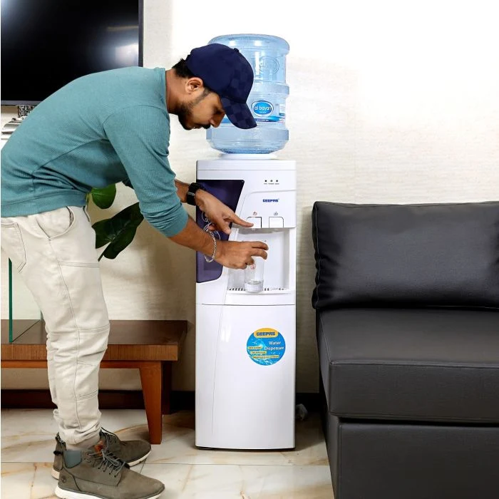 Geepas GWD8359 Hot & Cold-Water Dispenser| compressor cooling, 2.8L cold tank & 1L hot tank| Durable Build, 420W heating and 95W cooling for home and office use| - Image 3