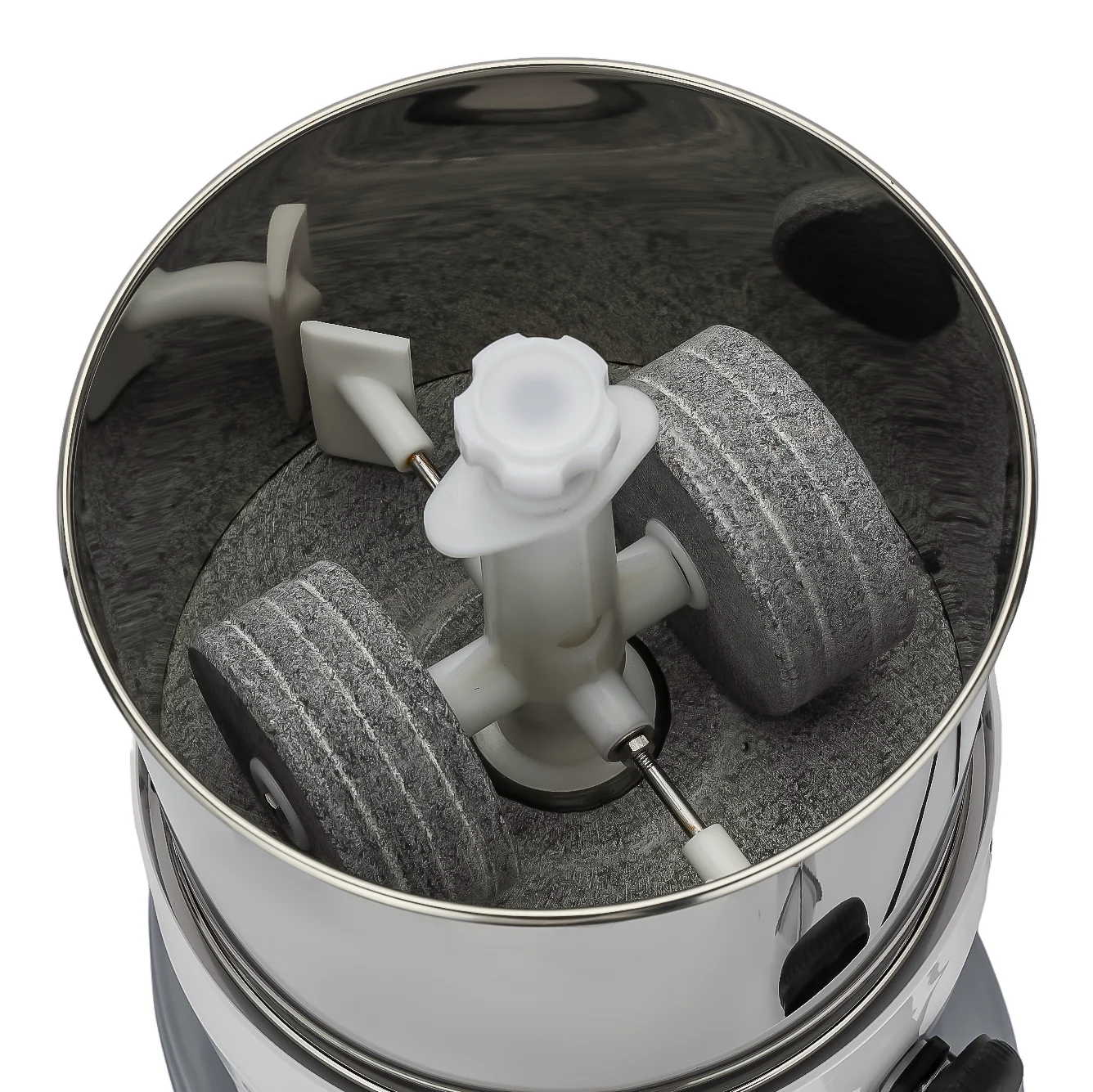 Geepas GWG44063 Wet Grinder 2L| Stainless Steel Drum, 200W & High Quality Grinding Stones| Durable Design, Interlocking Safety, Atta Kneader & Coconut Scraper| - Image 4