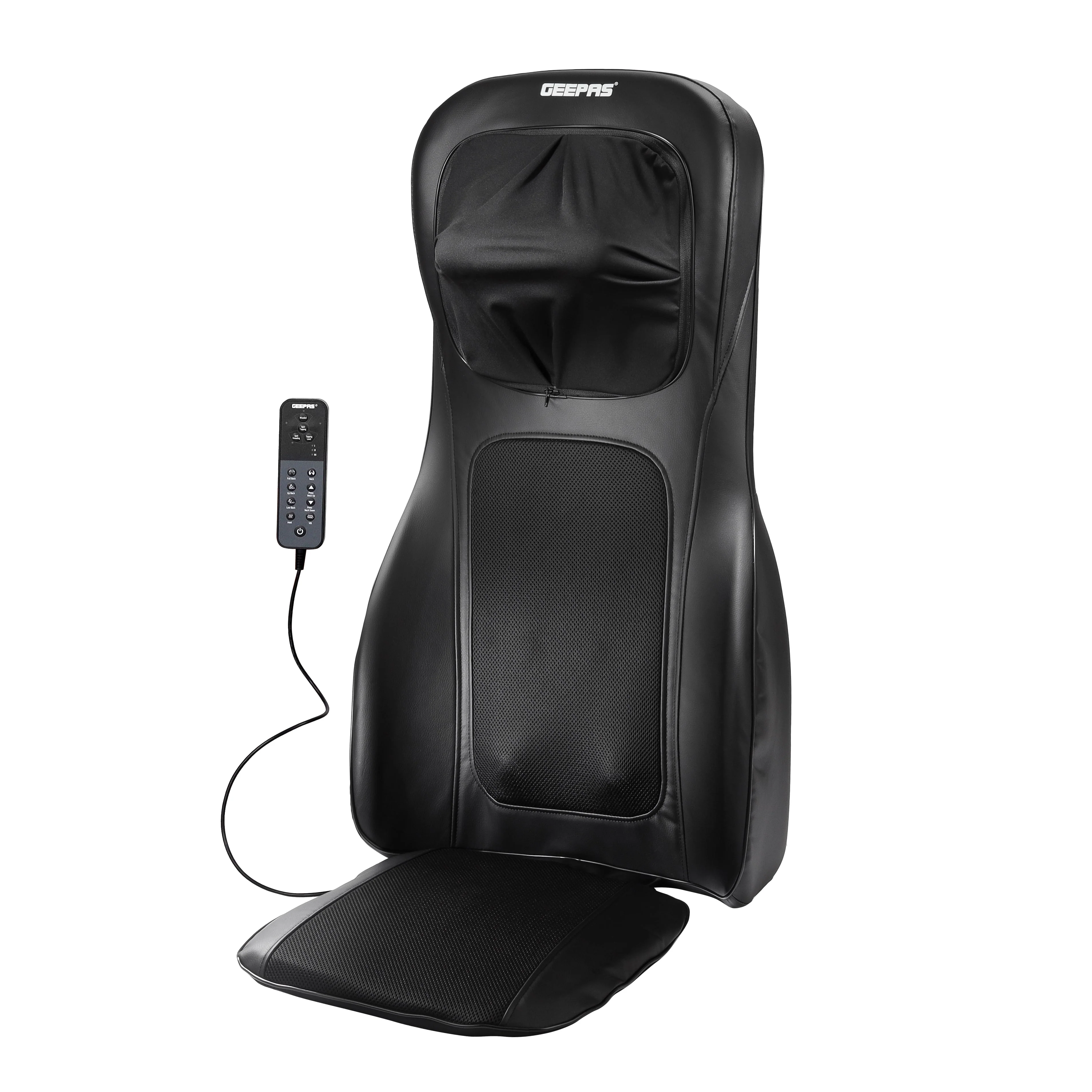 Geepas Ultimate Massager Combo | Foot & Leg Massager GM86105 + Full-Body Massage Chair Pad GM86104 with Shiatsu, Tapping, Vibration, Air Pressure & 2-Year Warranty - Image 2