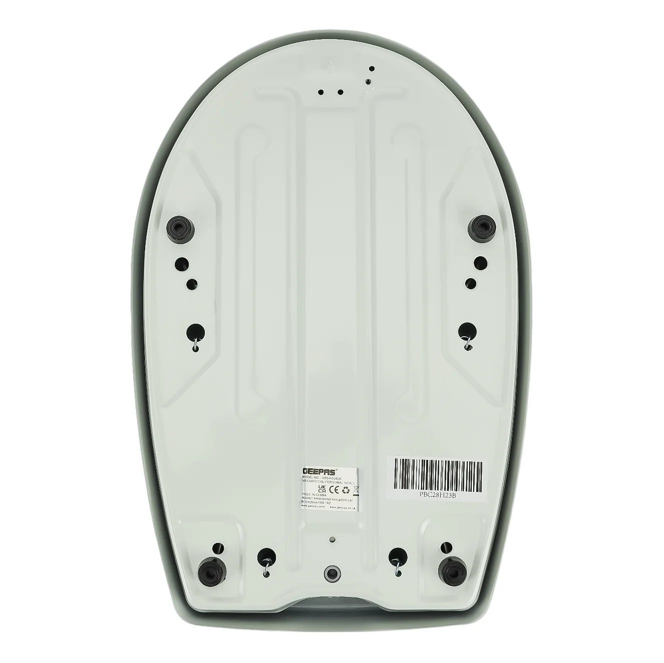 Geepas Mechanical Personal Scale- GBS46528UK/ 136KG Capacity, High Precision Dial, Metal Body, Leather Surface, Step-On Tech, Multi-Purpose Use, White & Black, 2Y Warranty - Image 5