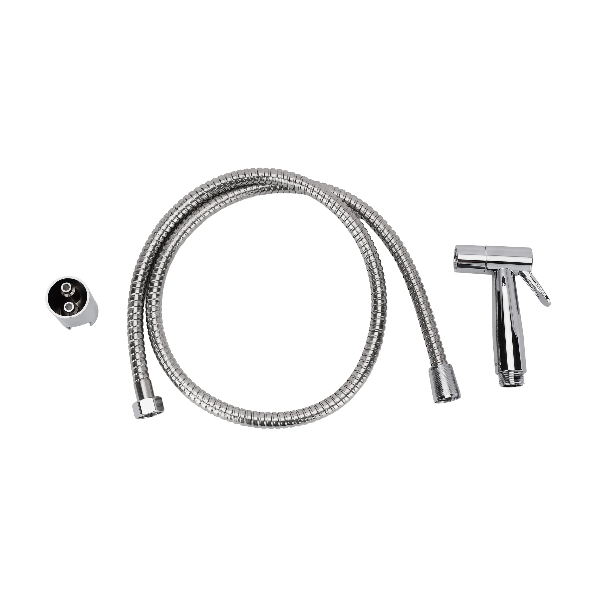 Geepas Polo Shattaf Set- GSW61130| Soft Spray Non-Stop Water Jet with Easy Switch On| High-Quality ABS Material, G1/2" Thread| Suitable Water Temperature- 60 °C| Silver - Image 8