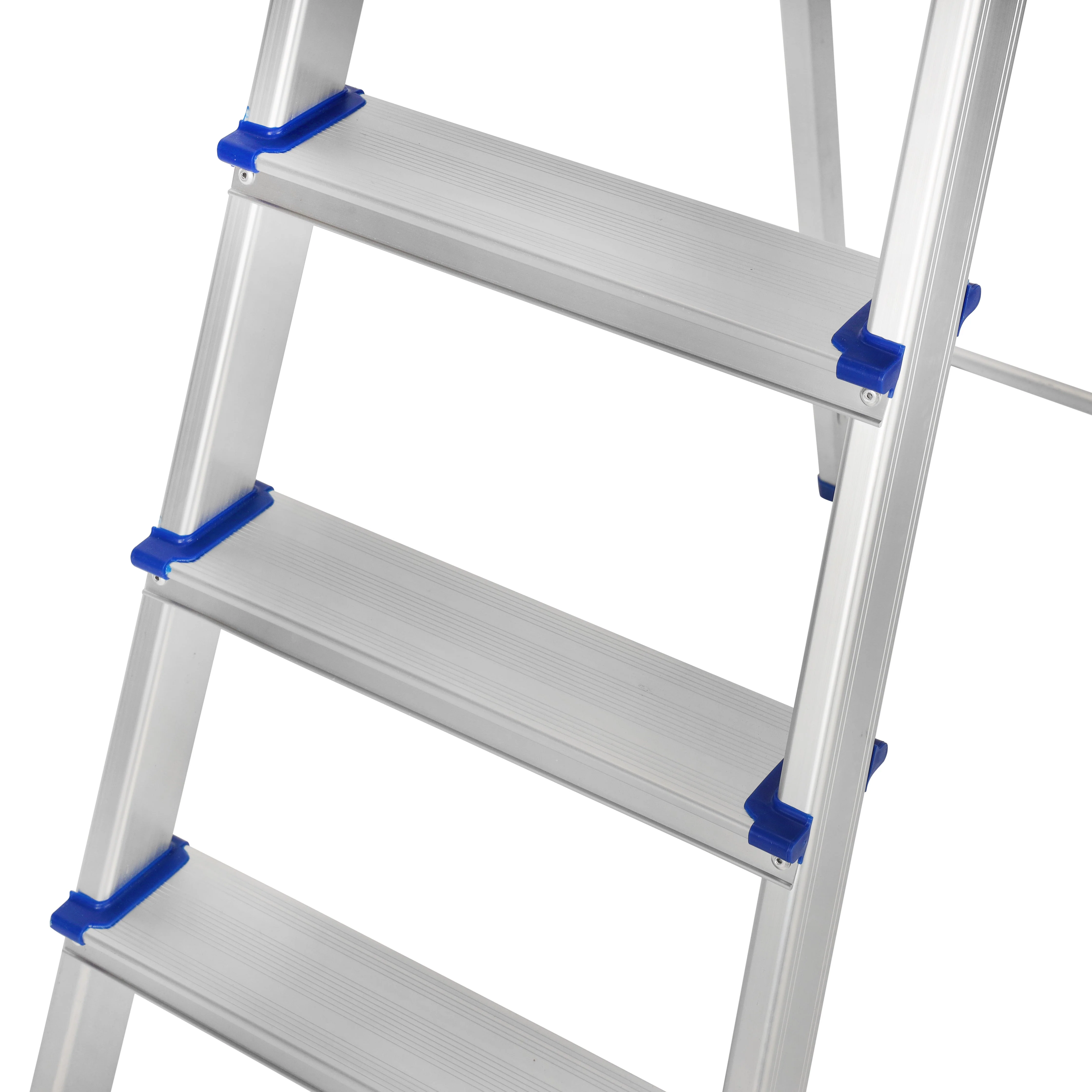 Geepas Toolz GT59485 Household 6 Steps Ladder| Aluminium, Heavy-Duty Folding Home Step Ladder with Wide Anti-Slip Steps| Stable Frame with 150kg Load Capacity | - Image 5