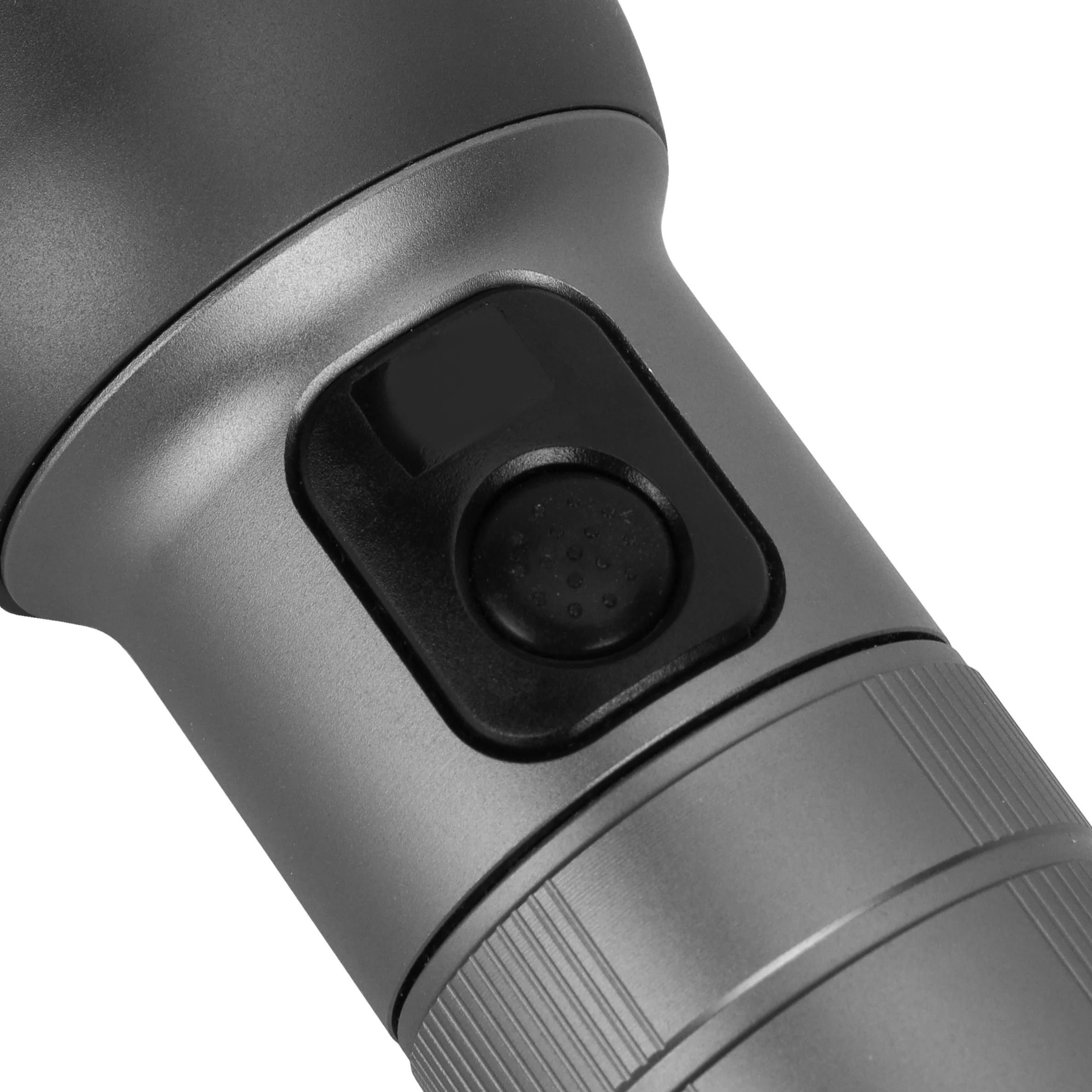 Geepas Digital Zoomable LED Flashlight- GFL3874Z/ 60W Laser High-Power LEDs, 12 Hours Continuous Working/ Aluminum Alloy Housing / Black, Limited Lifetime Warranty - Image 4