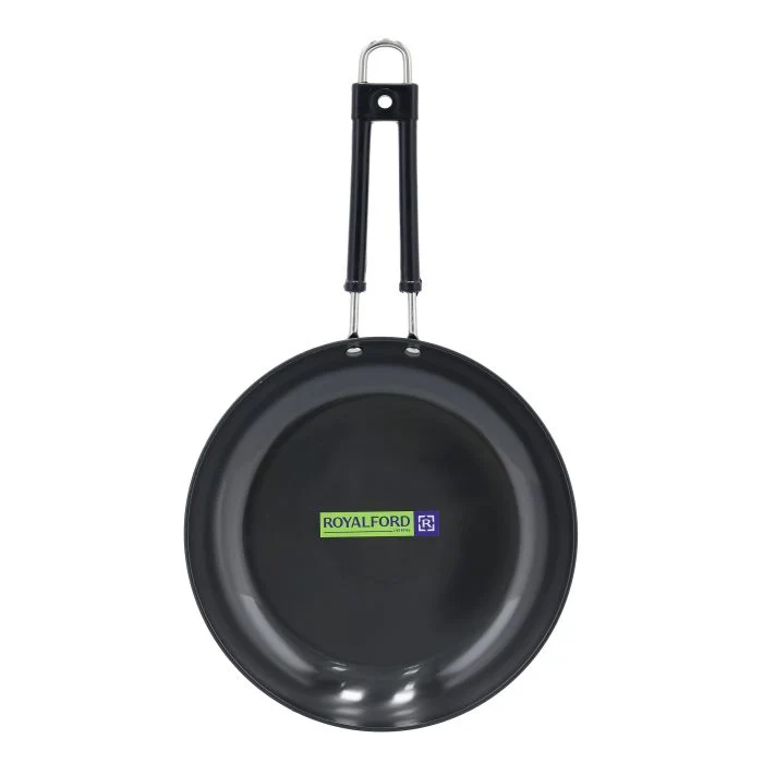 Hard-Anodized Frypan, 3 Layer Construction, RF10012 | Virgin Aluminium Frypan | Heat-Resistant Handle with Hanging Loop | Ideal Frying, Cooking, Sauteing & More - Image 4