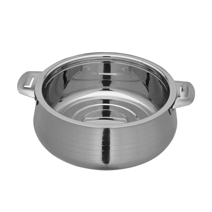Hilux Double Wall Stainless Steel Hot Pot, 3500ML, RF10534 | Firm Twist Lock | Strong Handles with Heavy-Duty Rivets | Steel Serving Pot, Steel Chapati Storage Box, Roti Serving Pot - Image 3