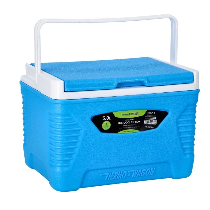 Insulated Ice Cooler Box, 50L Portable Cooler Box, RF10483 | 3 Layer PP-PU-HDPE | Premium Quality Polymer | Thermal Insulation Cooler Box - Image 5