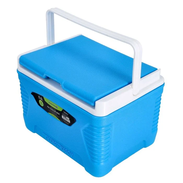 Insulated Ice Cooler Box, 5L Portable Ice Chest, RF10477 | 3 Layer PP-PU-HDPE | Premium Quality Polymer | Thermal Insulation | Camping Cooler Ice Box for BBQs, Outdoor Activities - Image 6