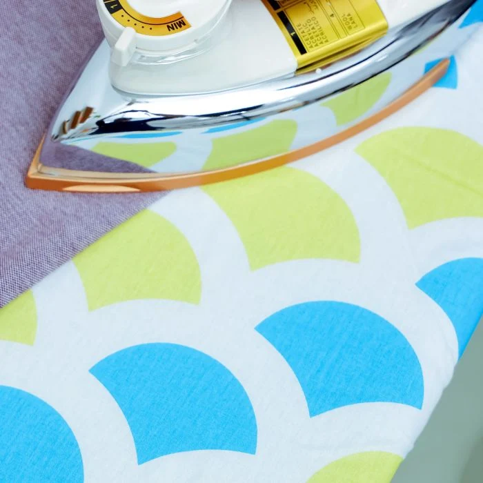 Ironing Board Cover, 139x40cm, RF10289 - Durable Heat Resistant Cotton Cover With 10mm Felt Padding for Large Size, Foldable Design, Non Slip Feet - Image 6