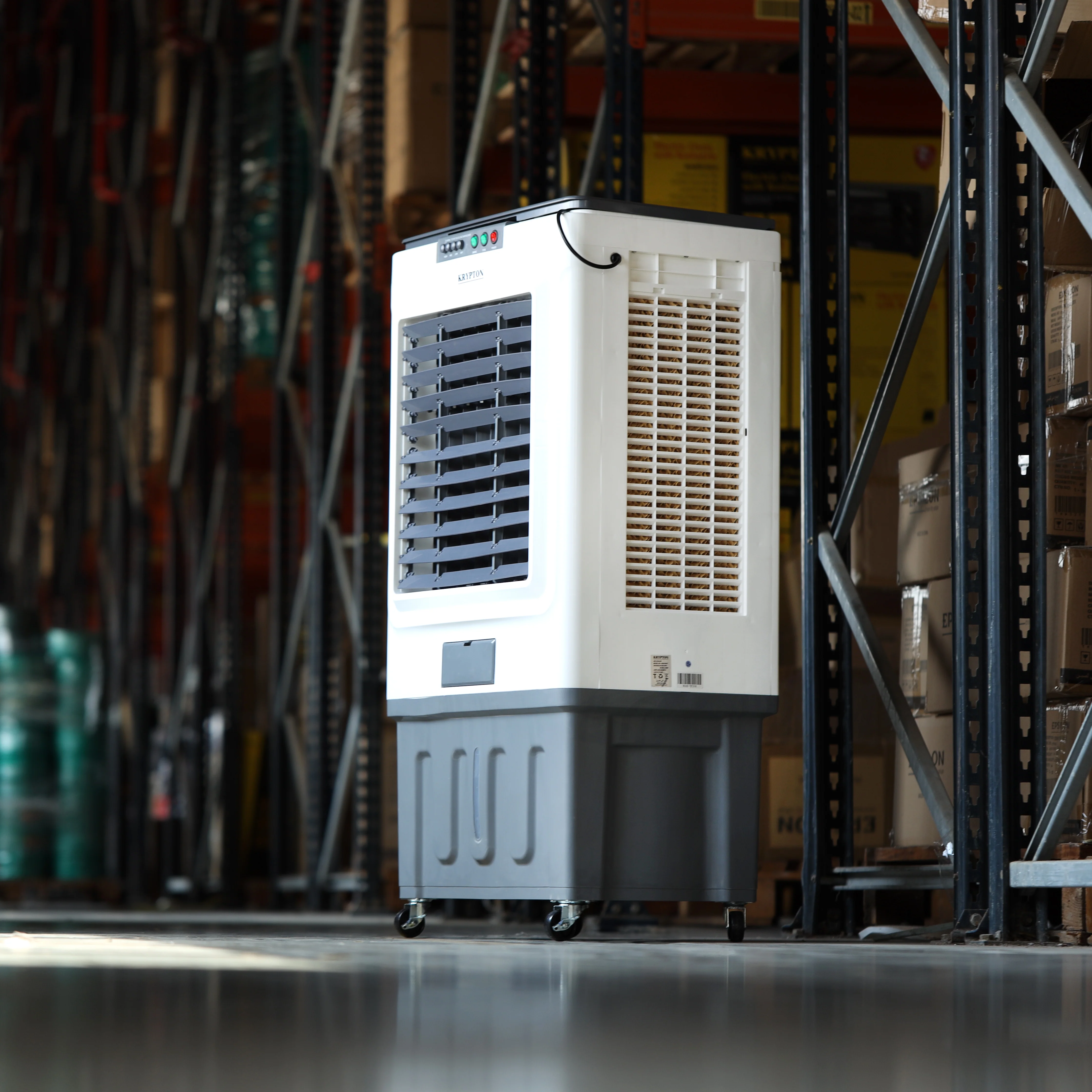 Krypton KNAC6437 Air Cooler with 60L tank| 250W copper motor with ice box cooling & 3 speeds| auto swing, adjustable airflow, energy-efficient & cooling for large rooms| - Image 2