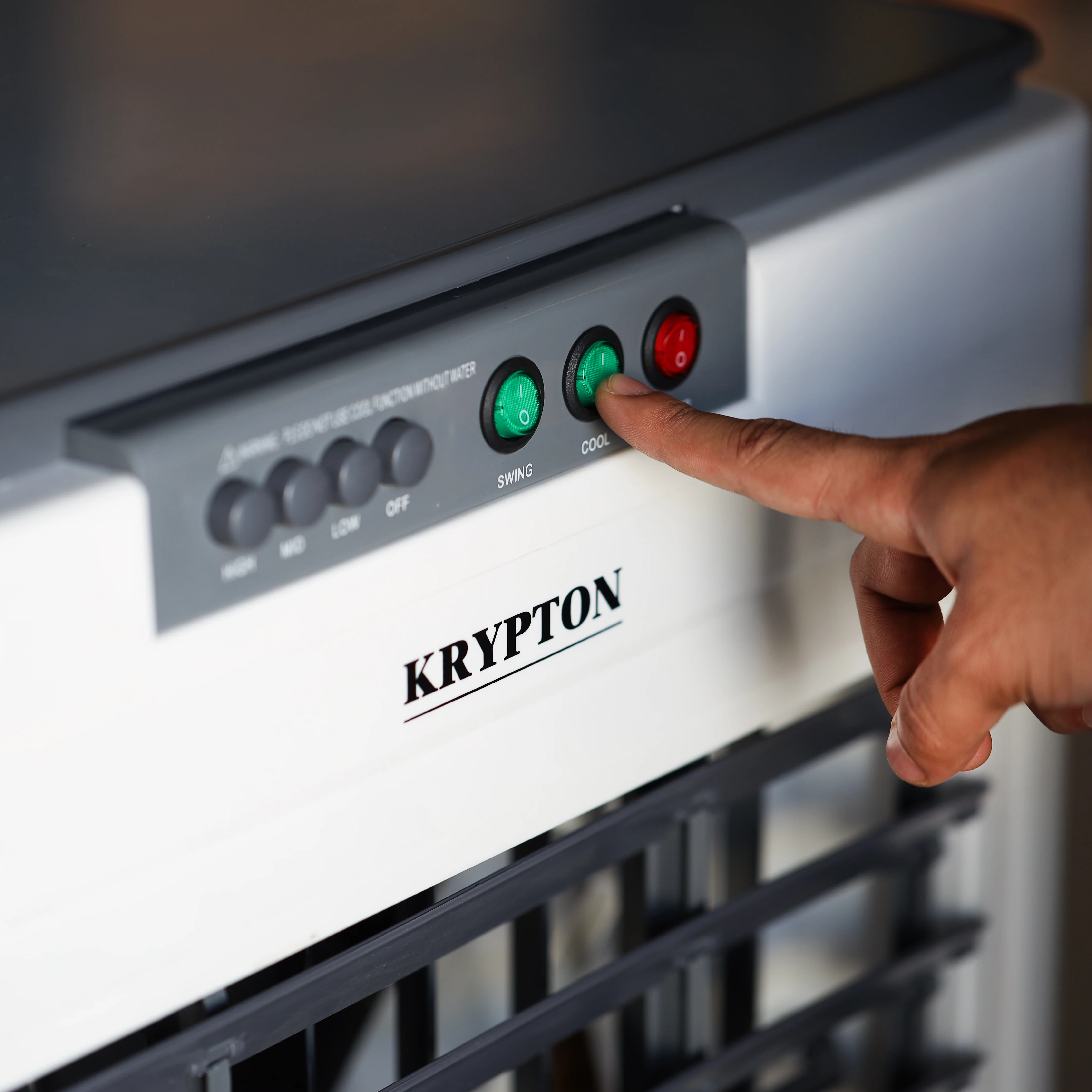 Krypton KNAC6437 Air Cooler with 60L tank| 250W copper motor with ice box cooling & 3 speeds| auto swing, adjustable airflow, energy-efficient & cooling for large rooms| - Image 4