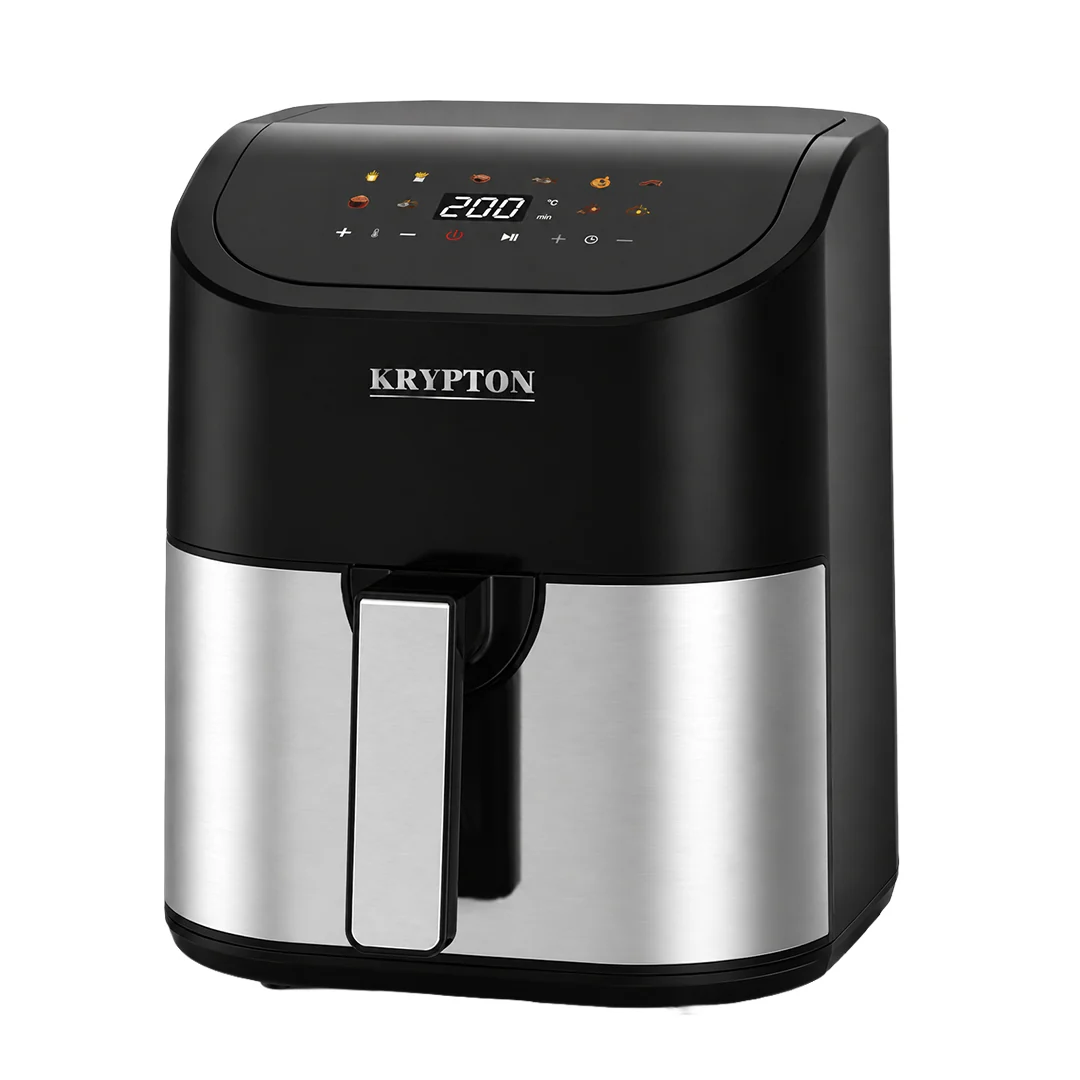 Krypton KNAF6227 4.5L Digital Air Fryer with 10 preset programs | touch control panel, 1600W power, vortex air technology & adjustable temperature for healthy cooking