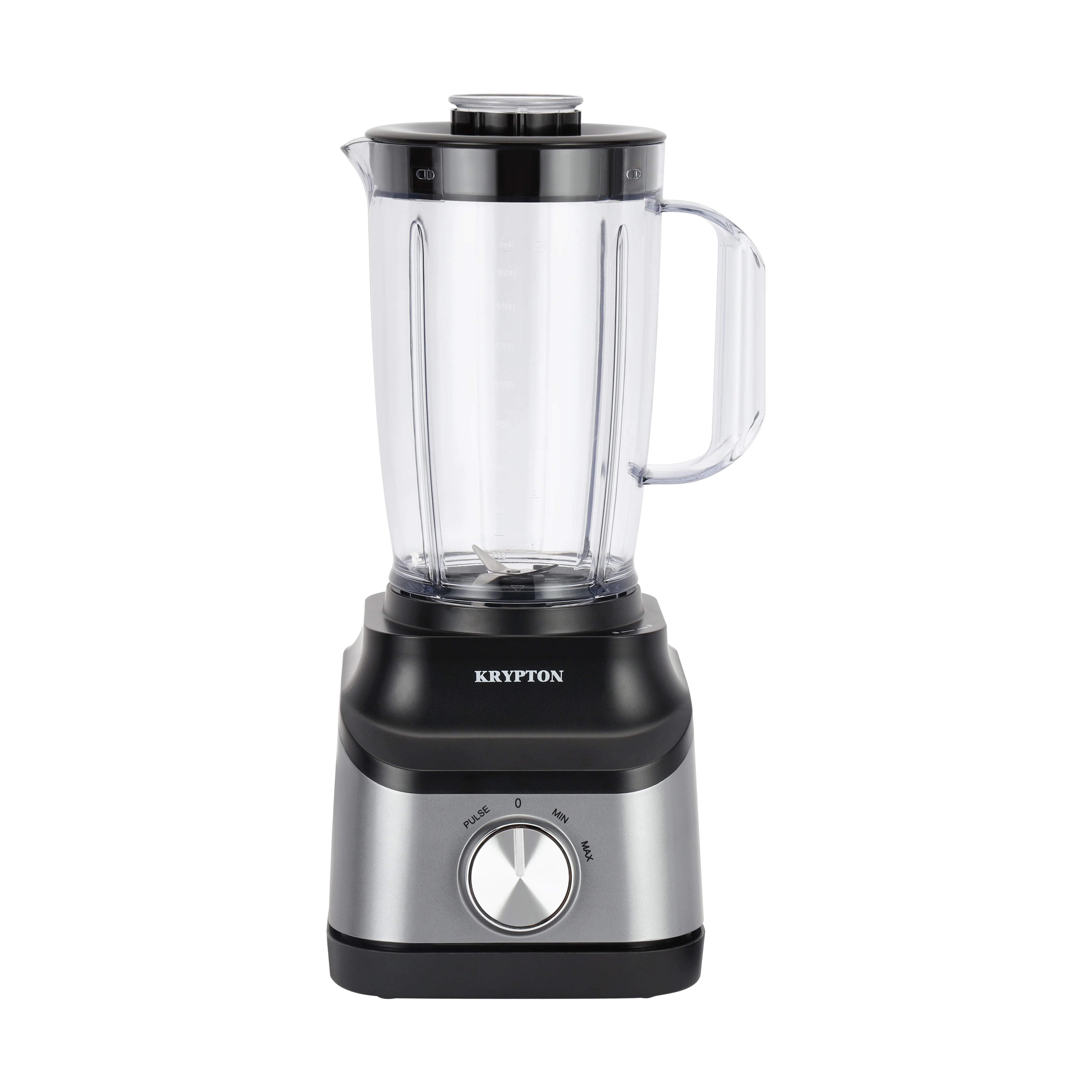 Krypton KNB6668 2-in-1 Blender 1.6 L| 650W powerful motor & stainless steel blades| 2 speeds with pulse, mill attachment, durable design for blending & grinding| - Image 2