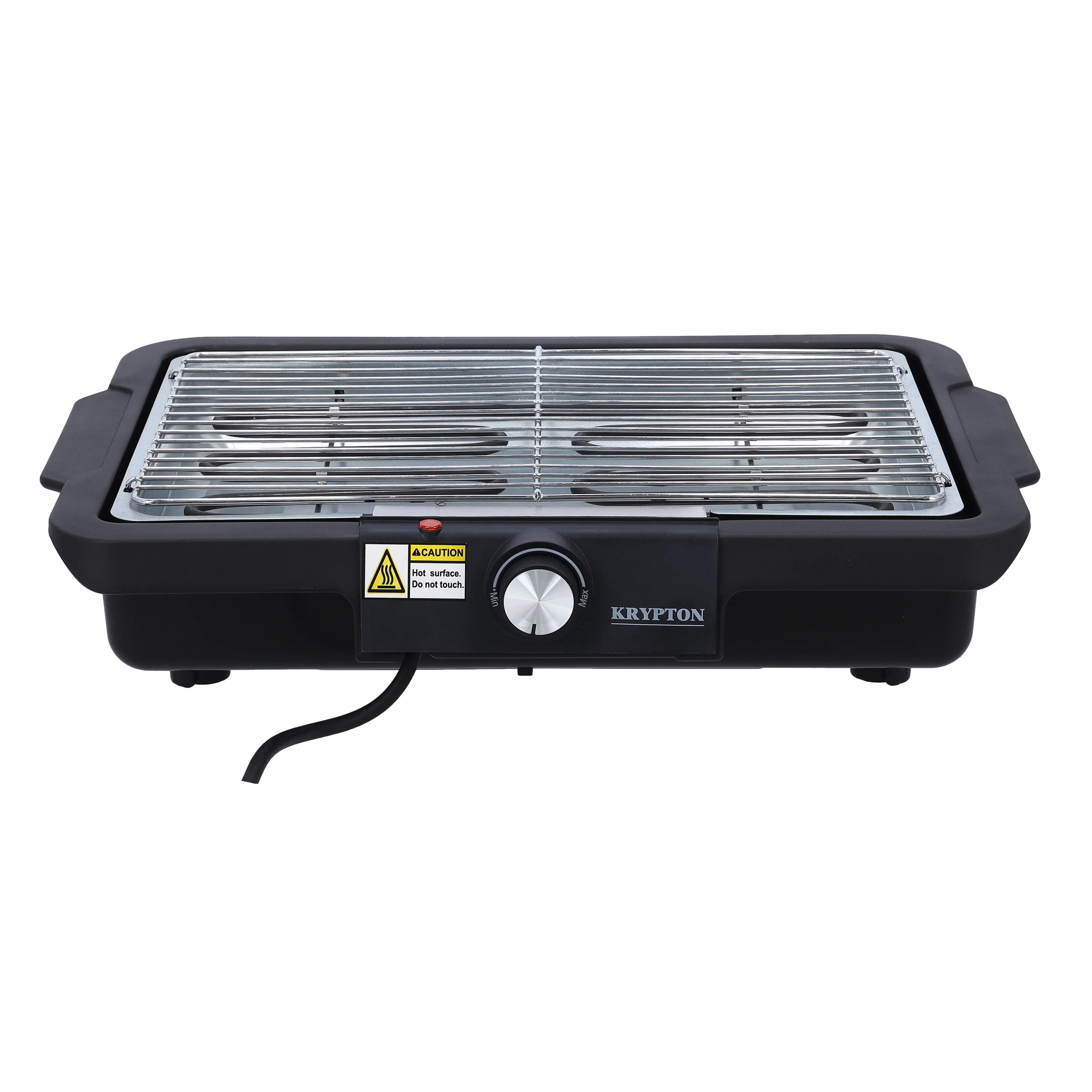 Krypton KNBG6386 Electric BBQ Grill 2000W | removable grill plate with drip tray and adjustable temperature control| cool-touch housing and easy-to-clean design|