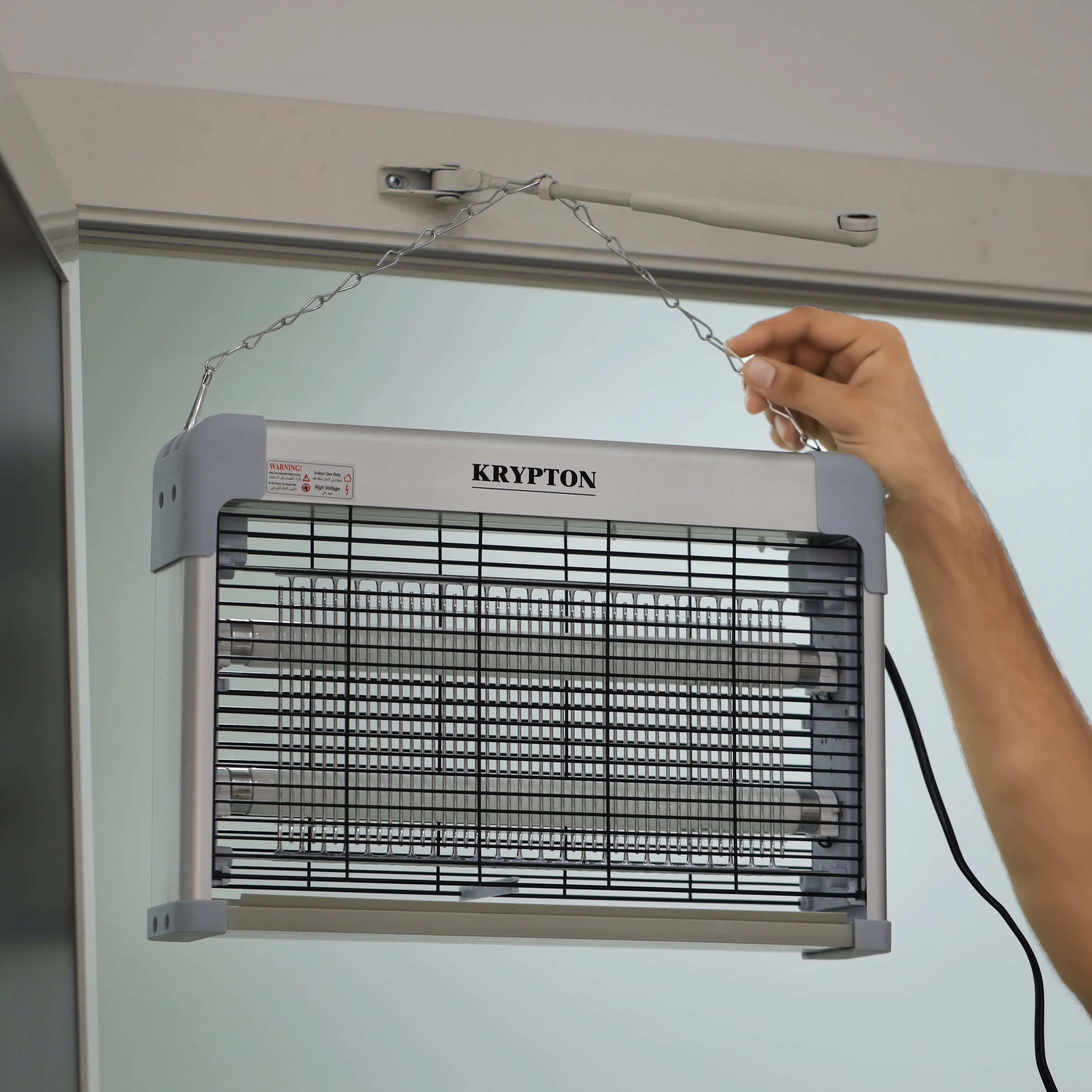 Krypton KNBK6608 Insect Killer | 20W UV tubes delivers efficient pest control and wide 50m² coverage| safe pollution-free operation with no toxic fumes indoors| - Image 2