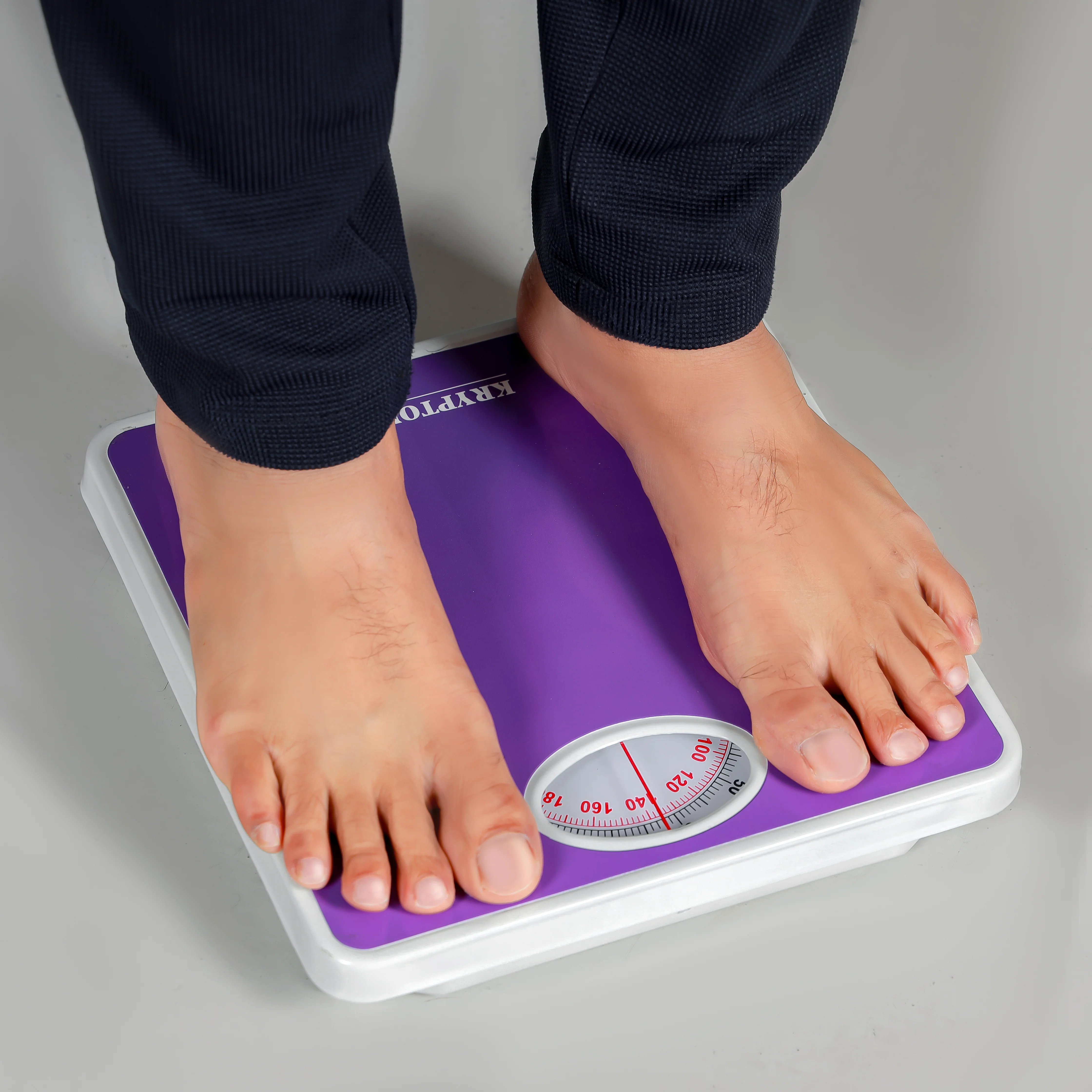 Krypton KNBS5114 Mechanical Personal Scale 130KG| durable metal body, large easy-to-read dial, and calibration wheel for precise| reliable weight measurement at home| - Image 4