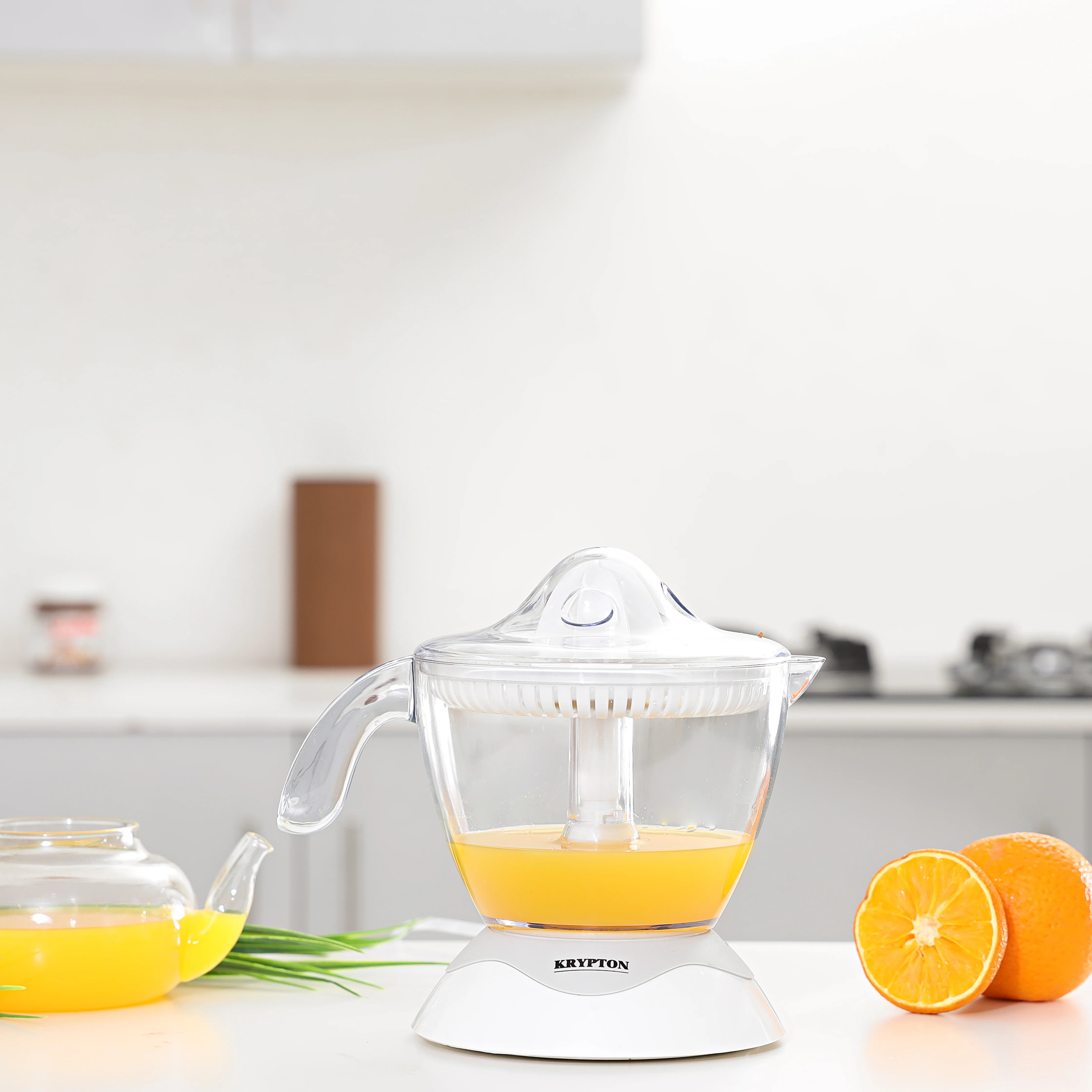 Krypton KNCJ5117 Citrus Juicer 1L| Electric Juicer with Filter & Cone, 30W Power & Compact Design| Easy Cleaning, Efficient Juice Extraction for Fresh Citrus Drinks | - Image 2