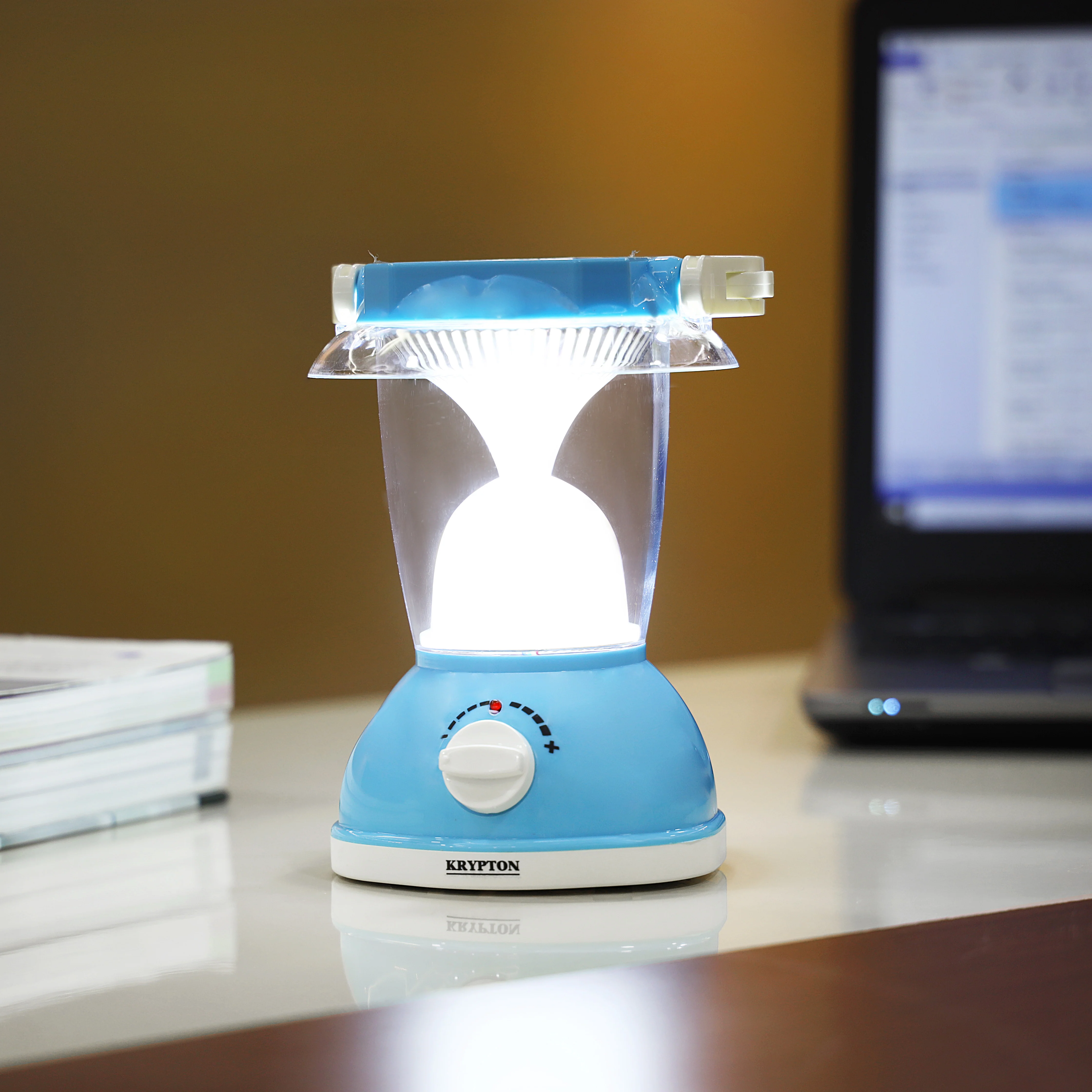 Krypton KNE5050 Rechargeable LED Lantern | 4V 800mAh Emergency & Camping Light with 18 high-power LEDs| adjustable brightness, long backup, and portable handle design| - Image 3