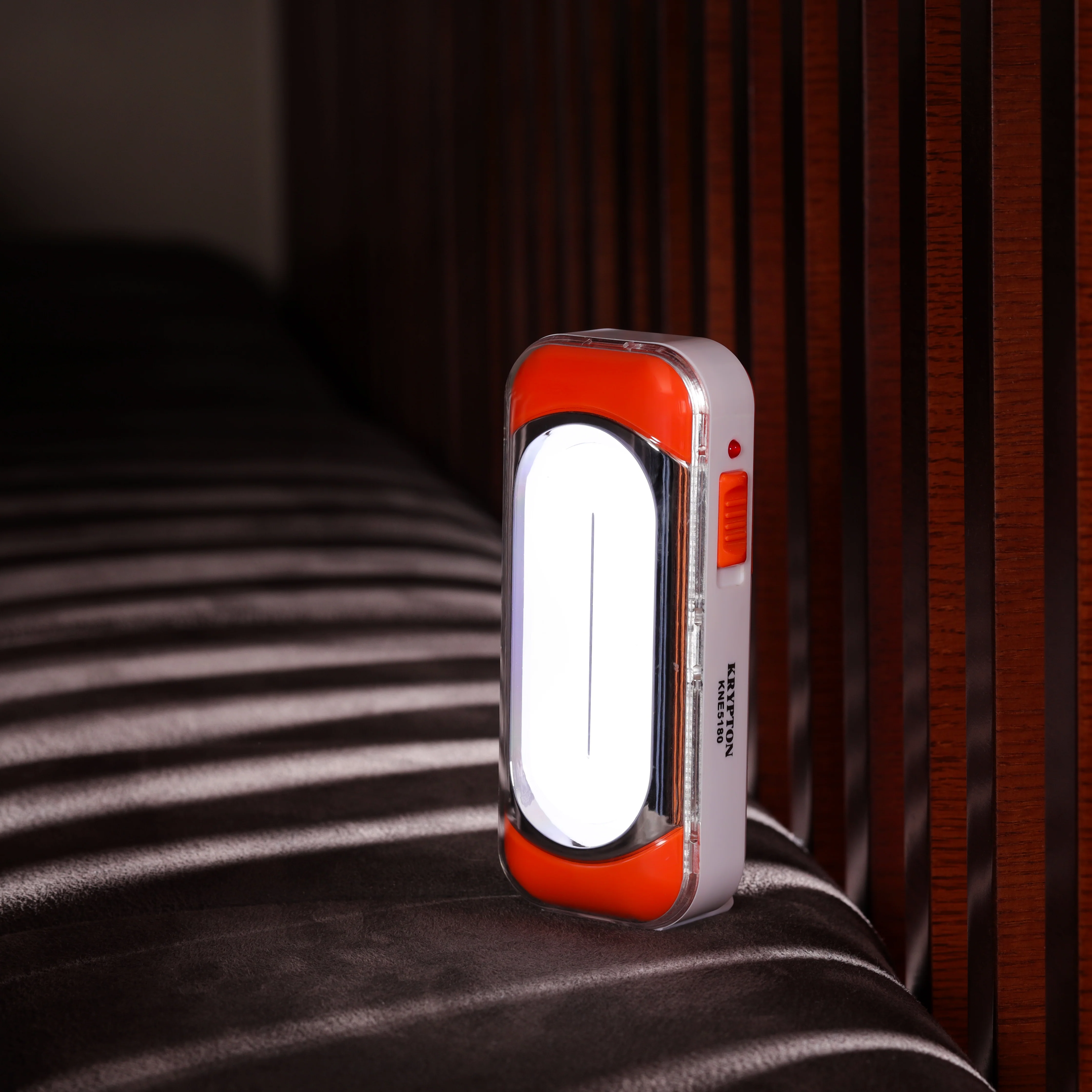 Krypton KNE5180 LED Emergency Lantern with Solar Panel| 1200mAh Battery, 24 High-Power LEDs & Dual Brightness Modes| Carry Handle, Rechargeable Light for Power Cuts| - Image 5